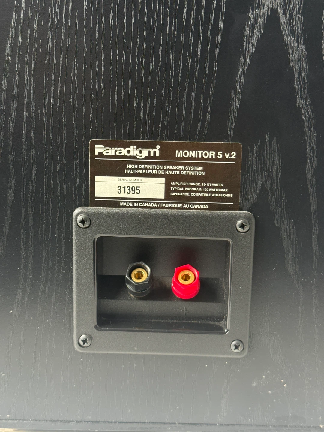 Paradigm Monitor 5 v.2 Speakers - Pair - Needs tweeter - photo 3
