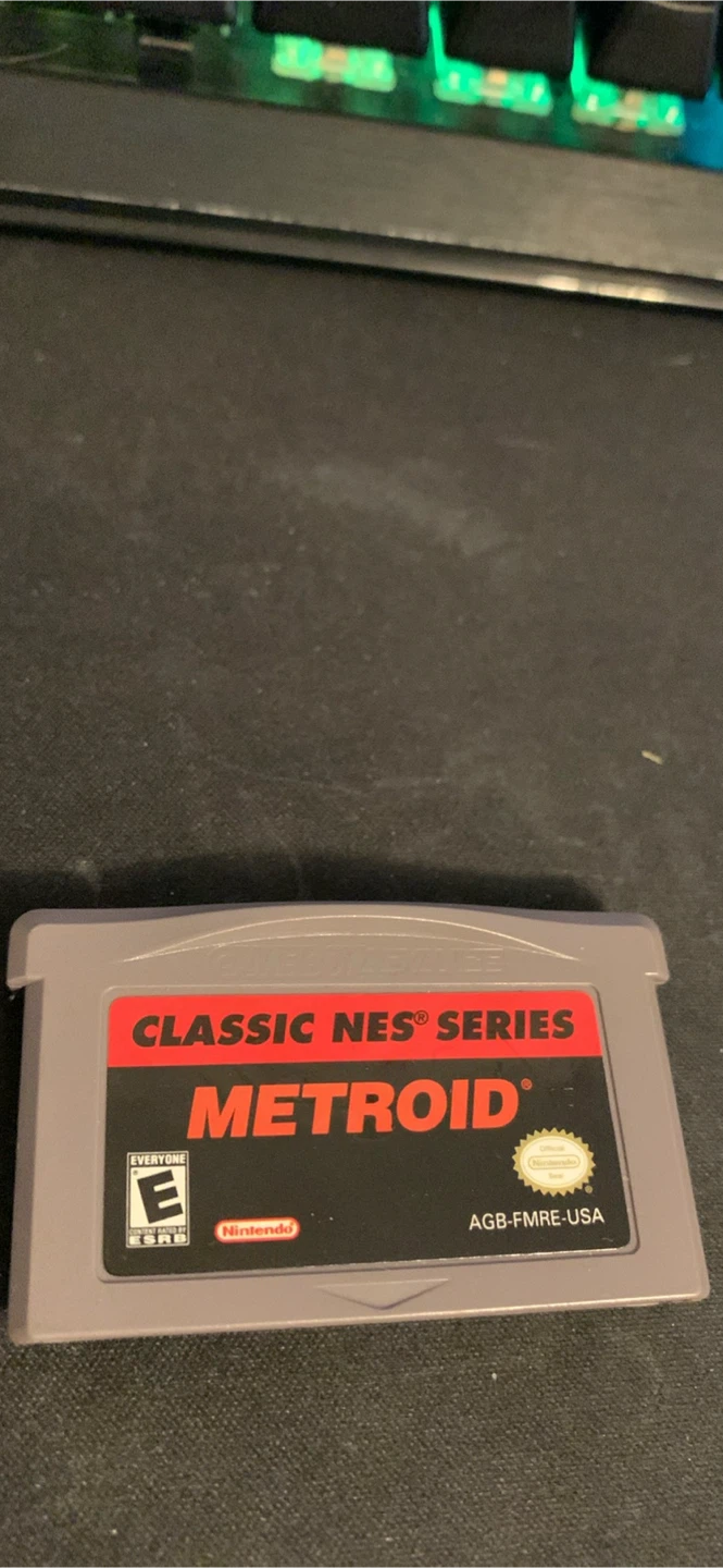 Metroid Classic NES Series Game Boy Advance