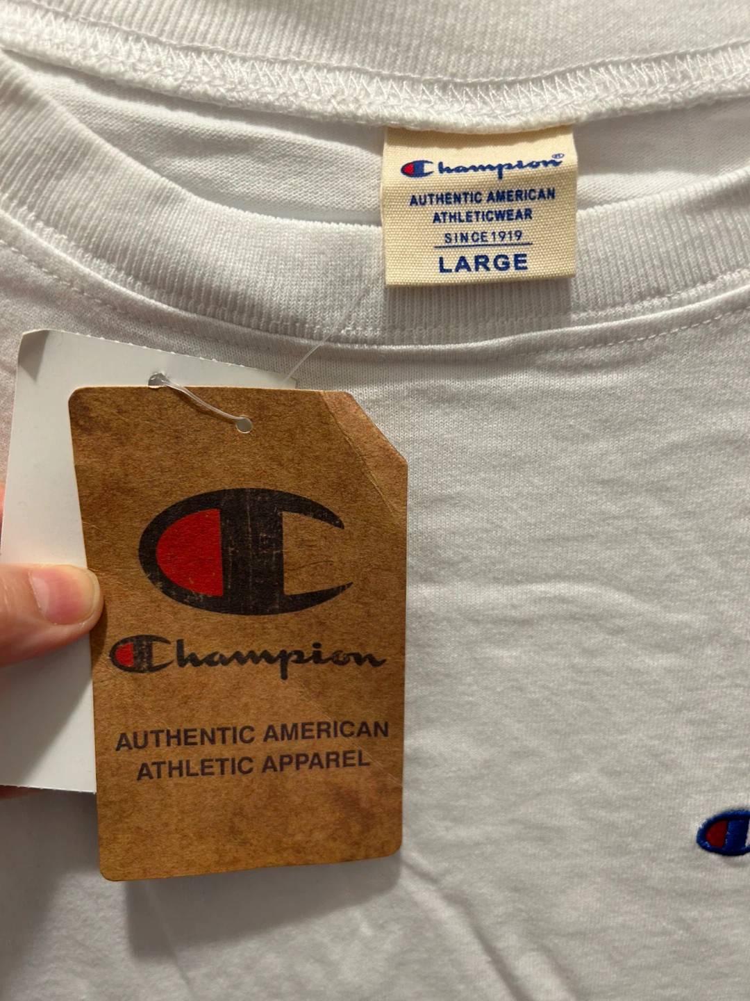 NEW Champion T-Shirt Dress White Size Large NWT。 - photo 3