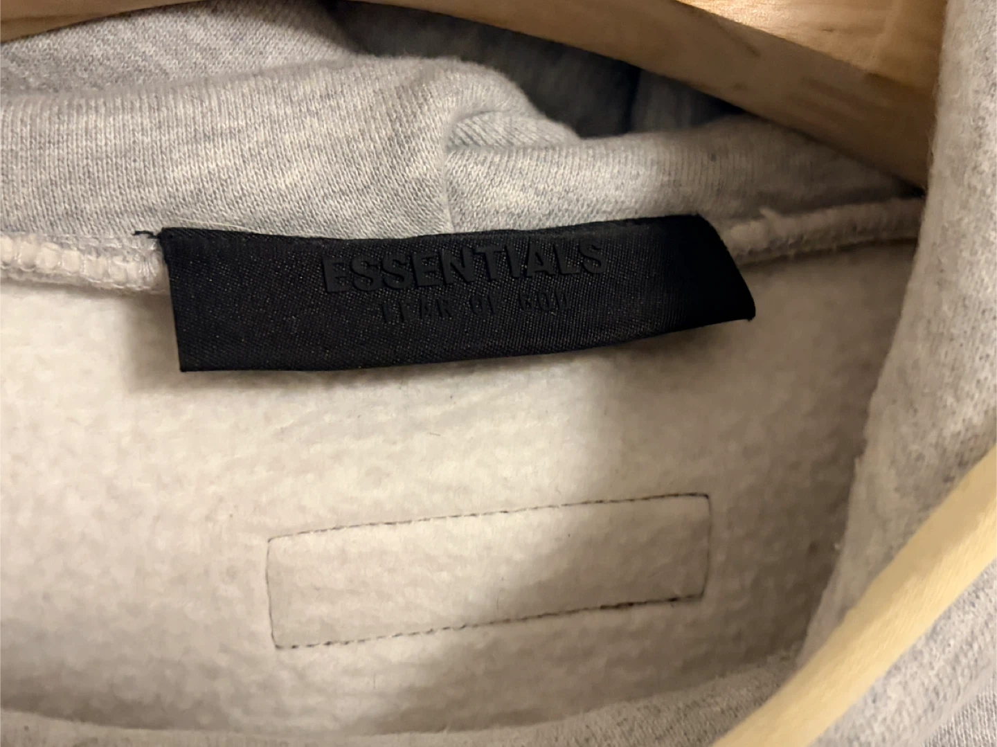 Authentic Fear Of God Essentials Gray Hoodie Sweater Size 2XL - photo 3