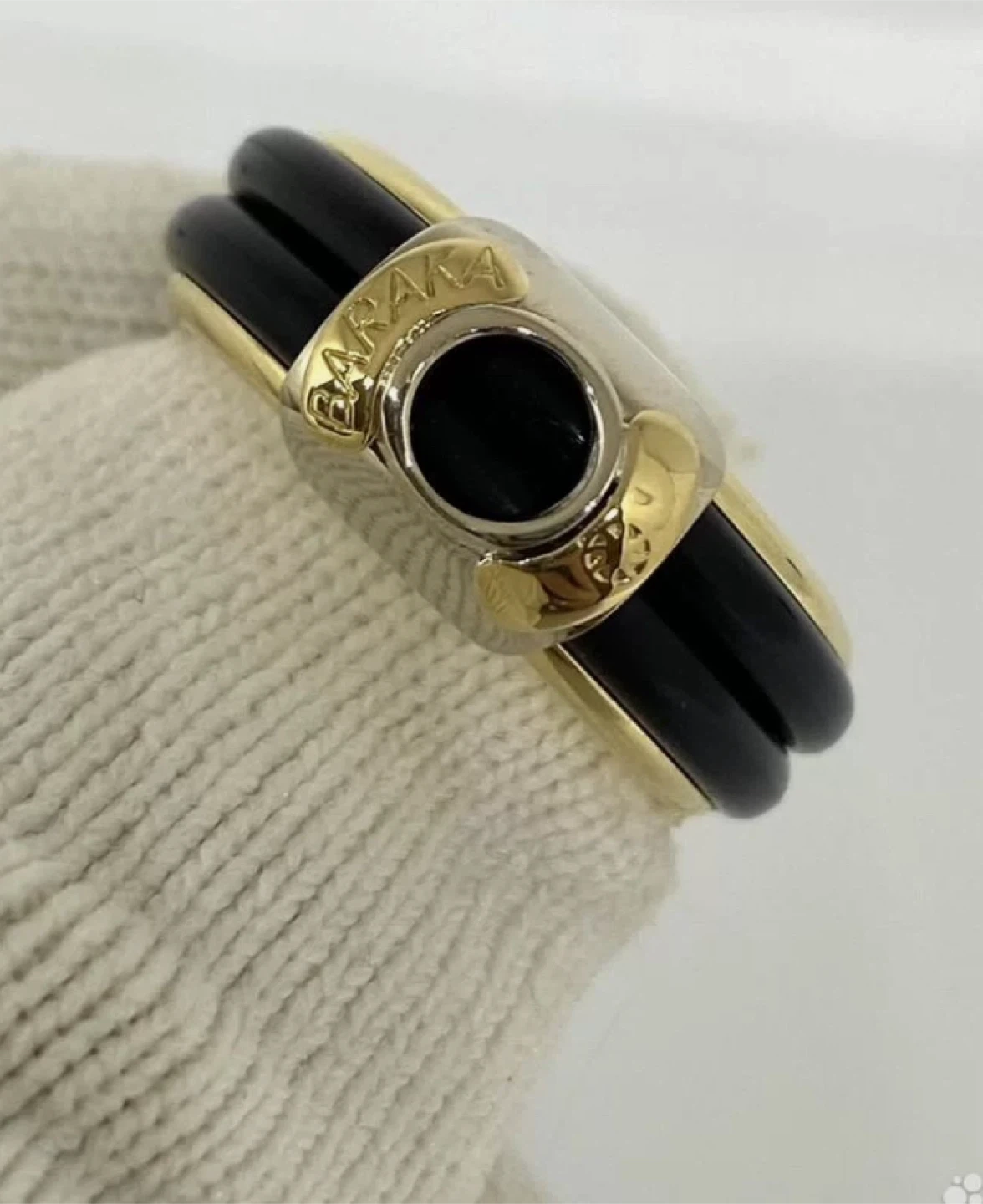 Baraka Ring - Black & Gold Inisex - photo 5
