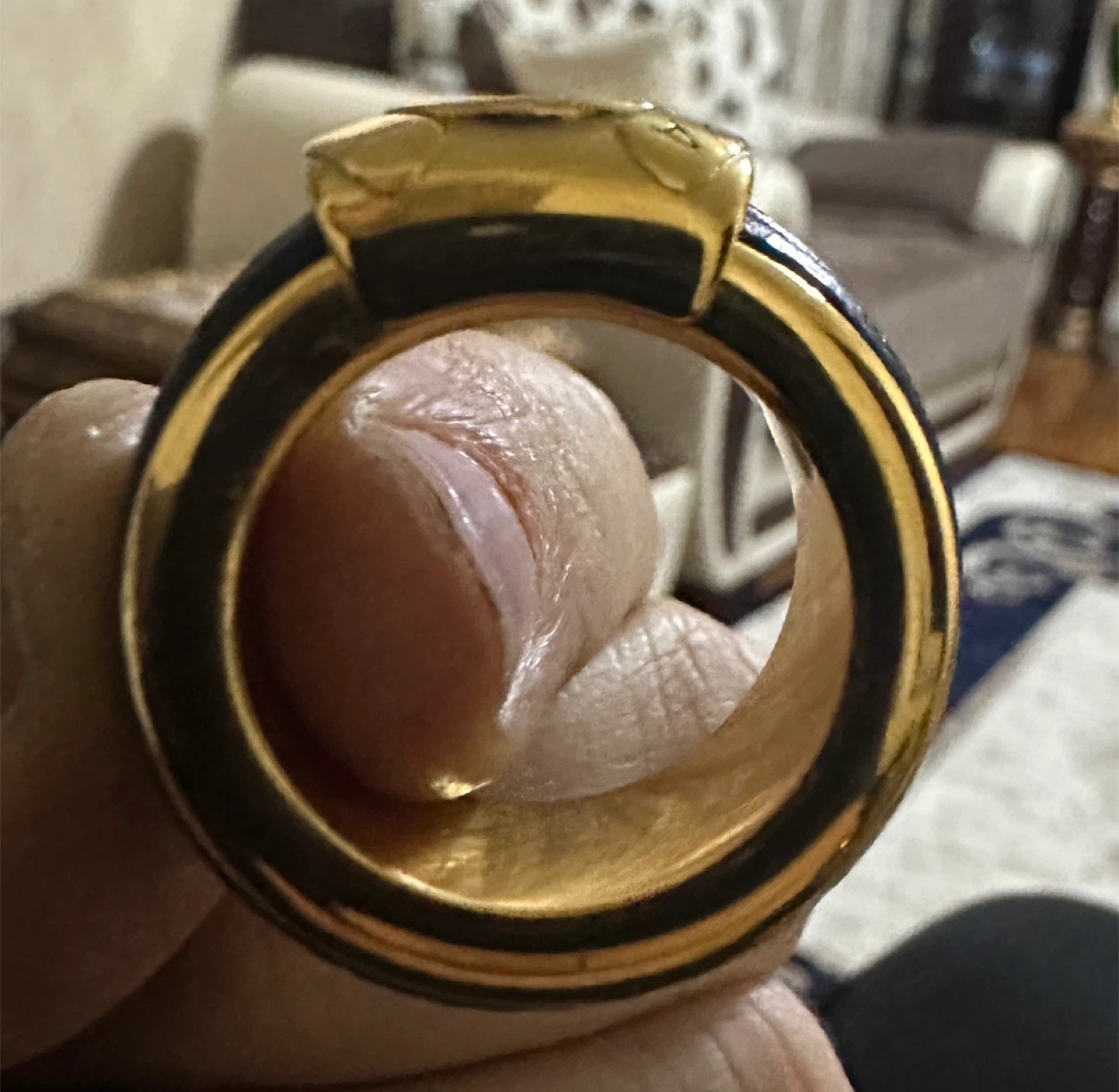 Baraka Ring - Black & Gold Inisex - photo 3