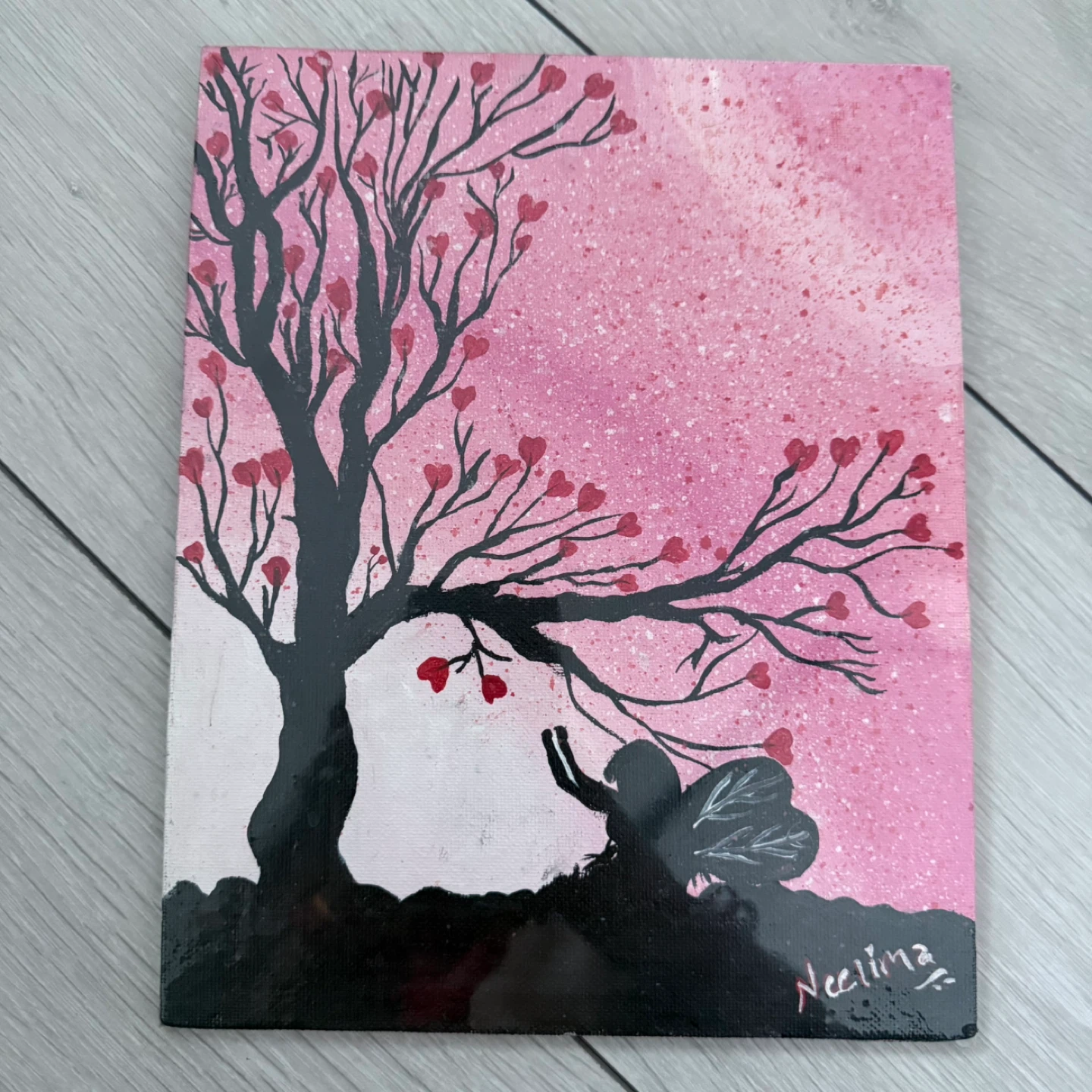 Handmade Canvas Board Painting - photo 3