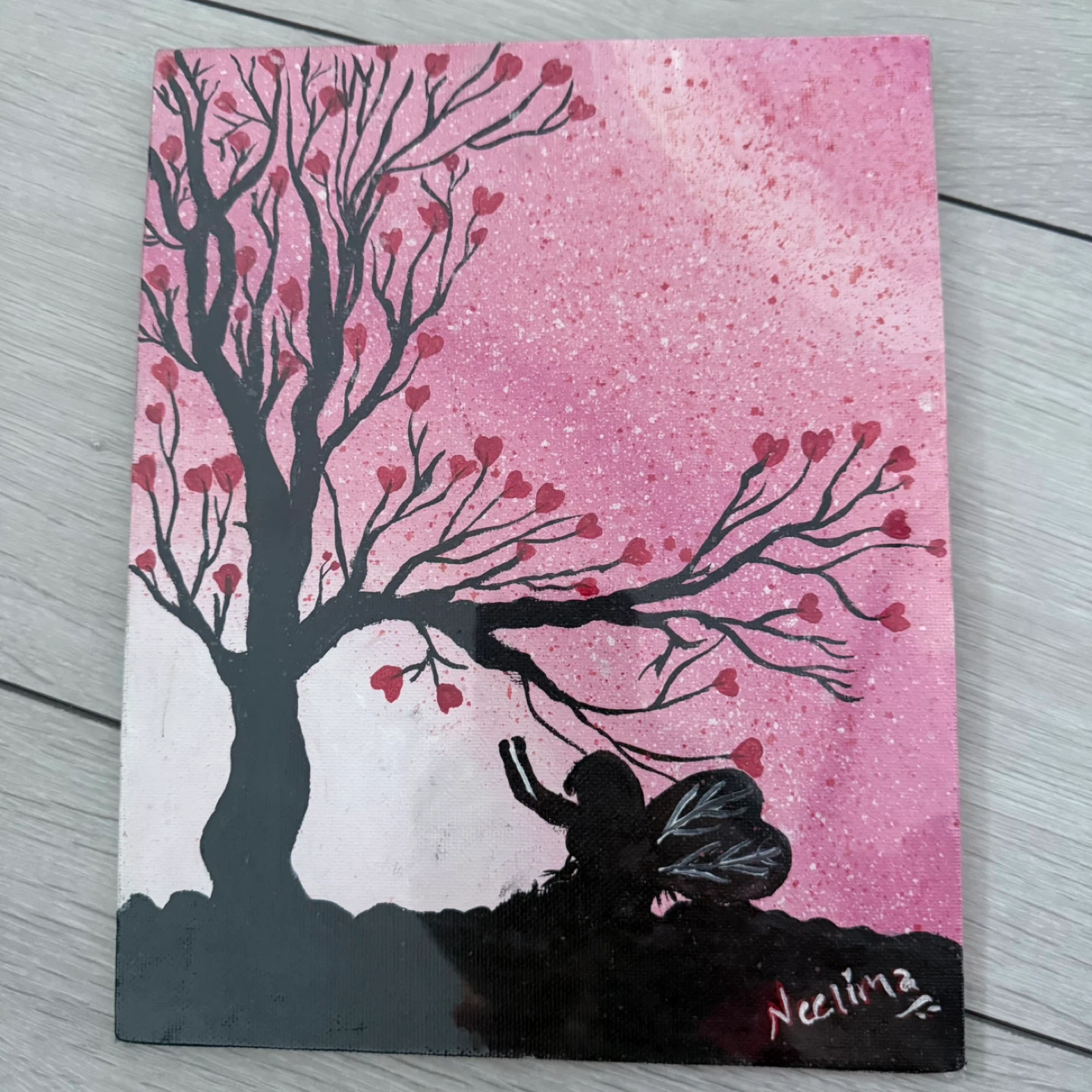 Handmade Canvas Board Painting