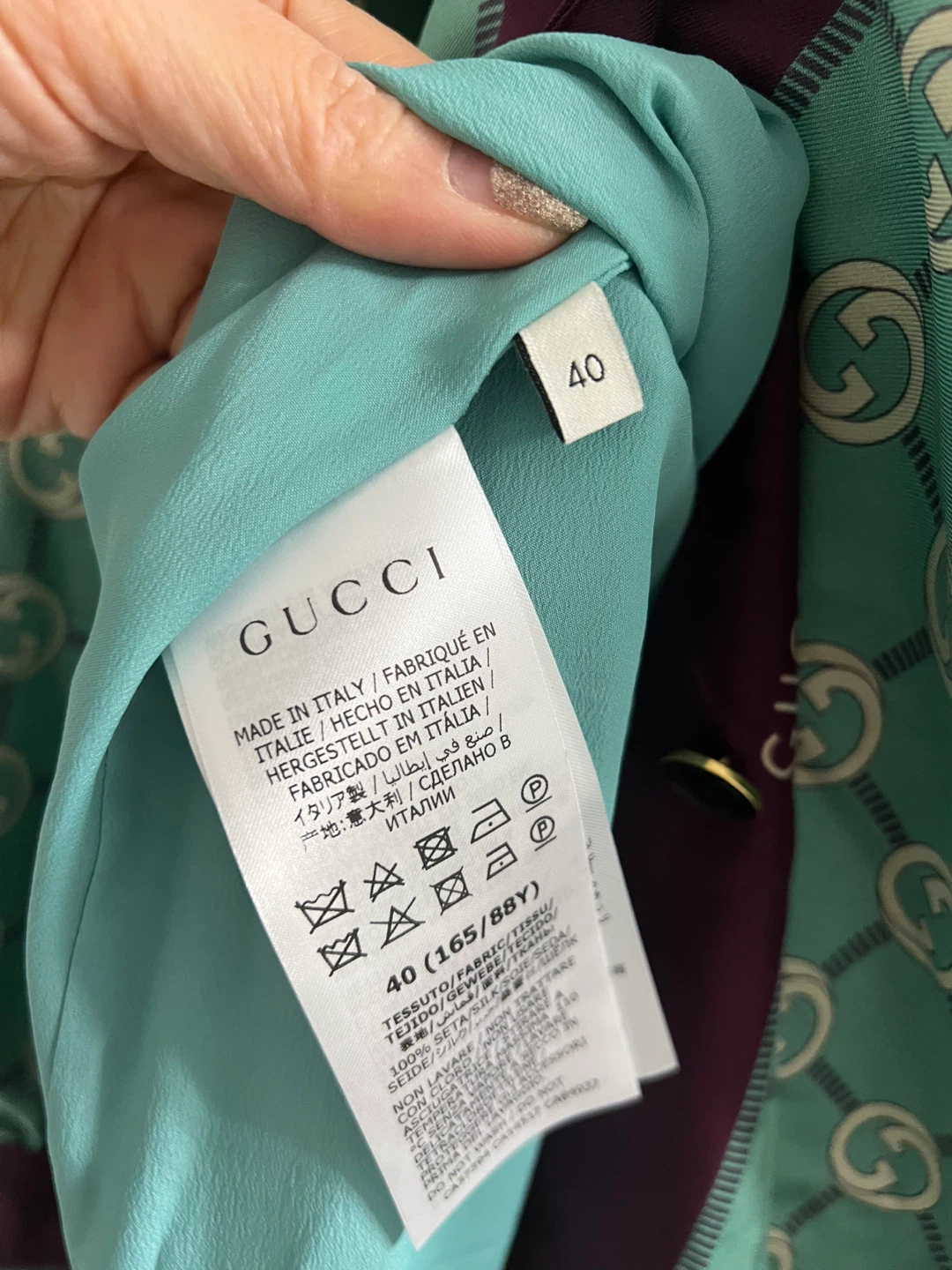Gucci Silk Dress - Size 40 - photo 4