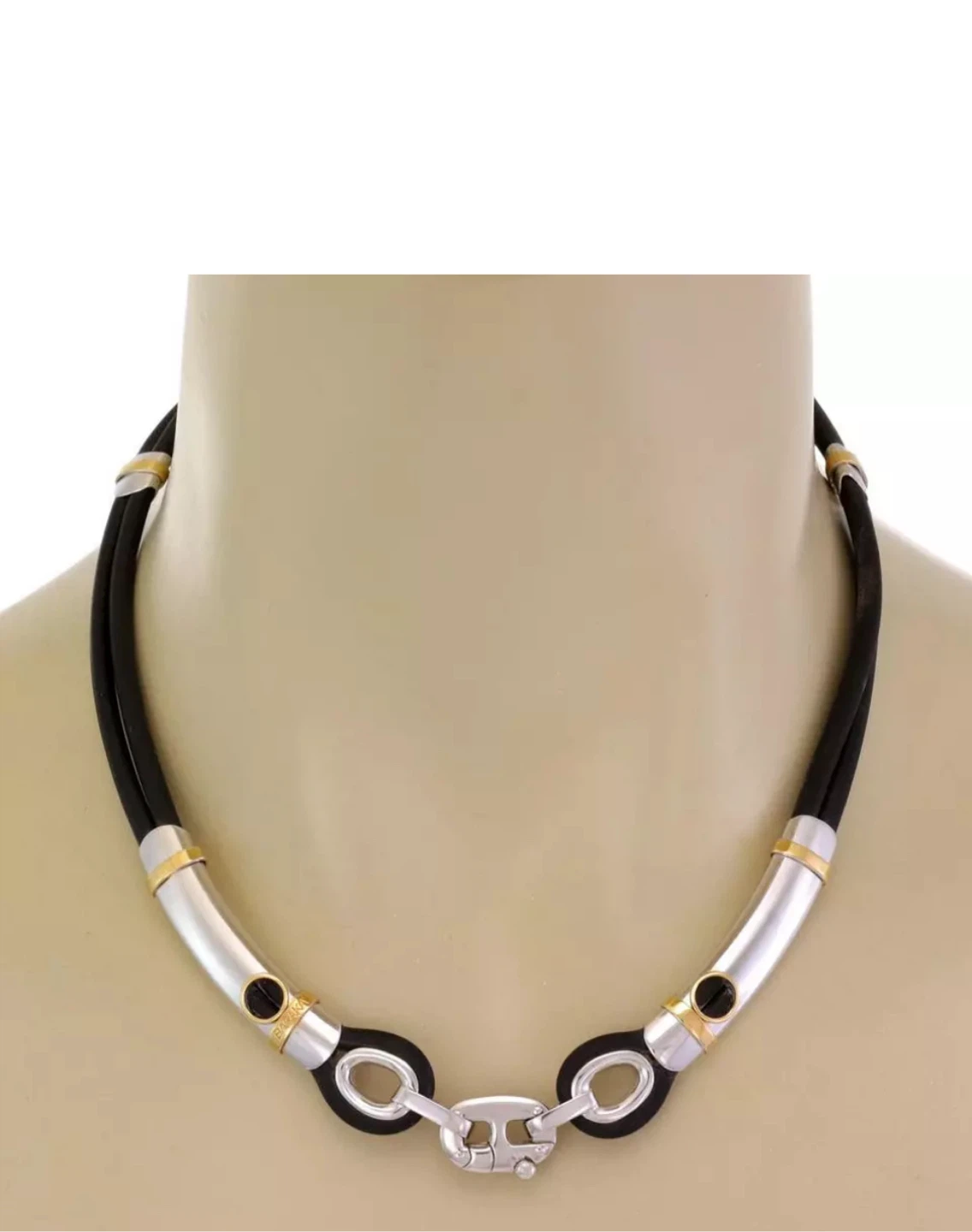 Baraka Necklace - Black and Gold unisex - photo 4