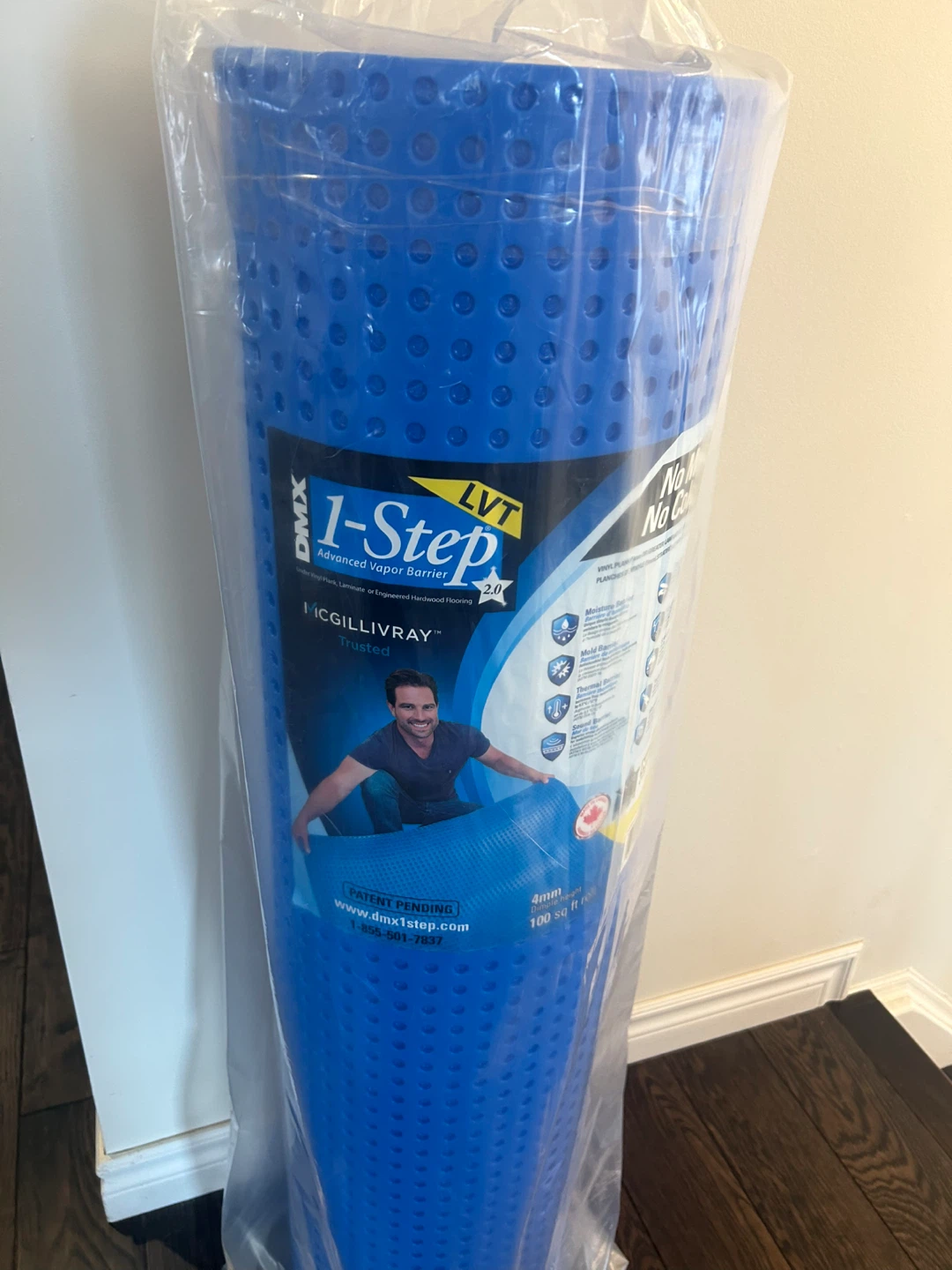 DMX 1-Step LVT 2.0 Vapor Barrier Underlayment