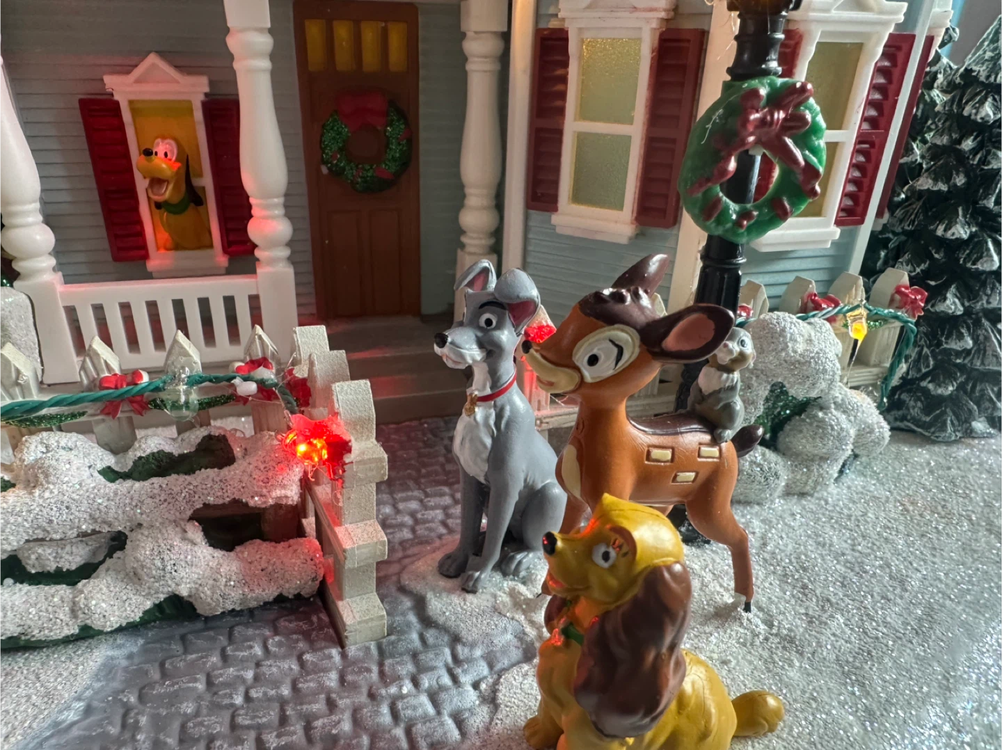 Disney Animated Holiday House with Lights & Music - photo 4