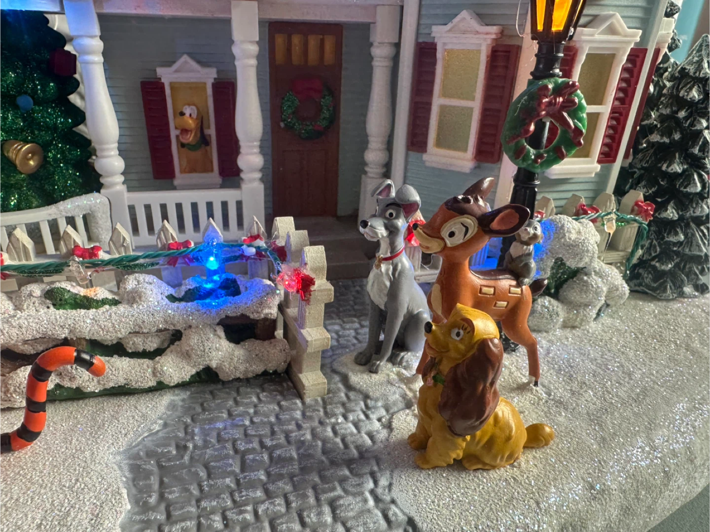 Disney Animated Holiday House with Lights & Music - photo 3