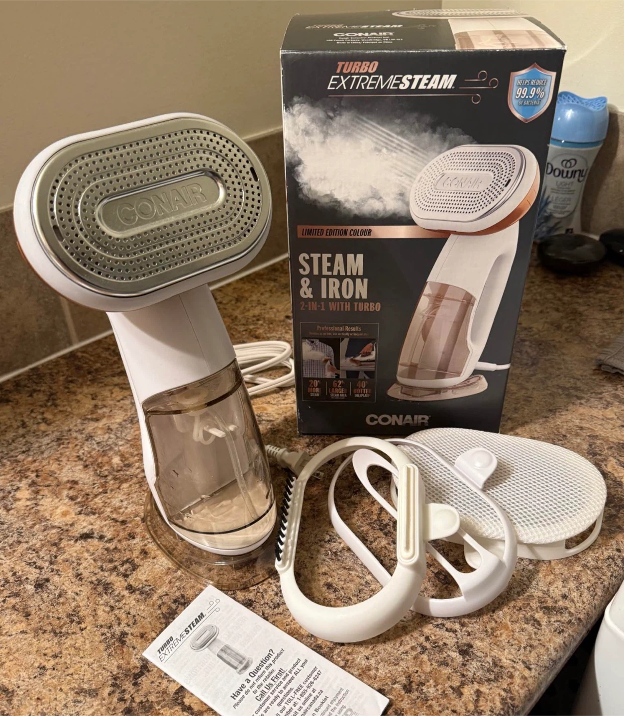 Brand new Conair Turbo ExtremeSteam 2-in-1 Garment Steamer - photo 2