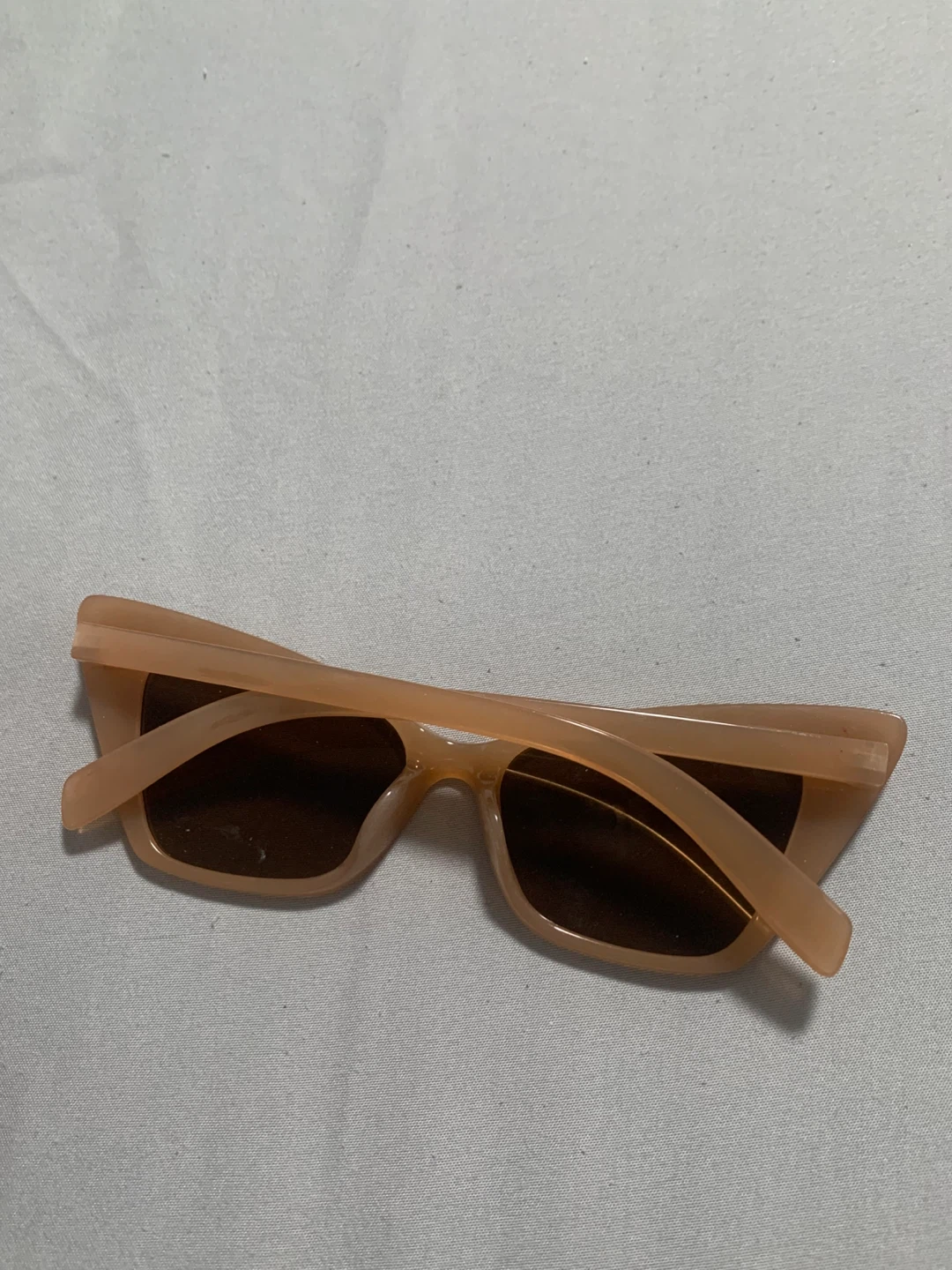 Peach Cat Eye Sunglasses