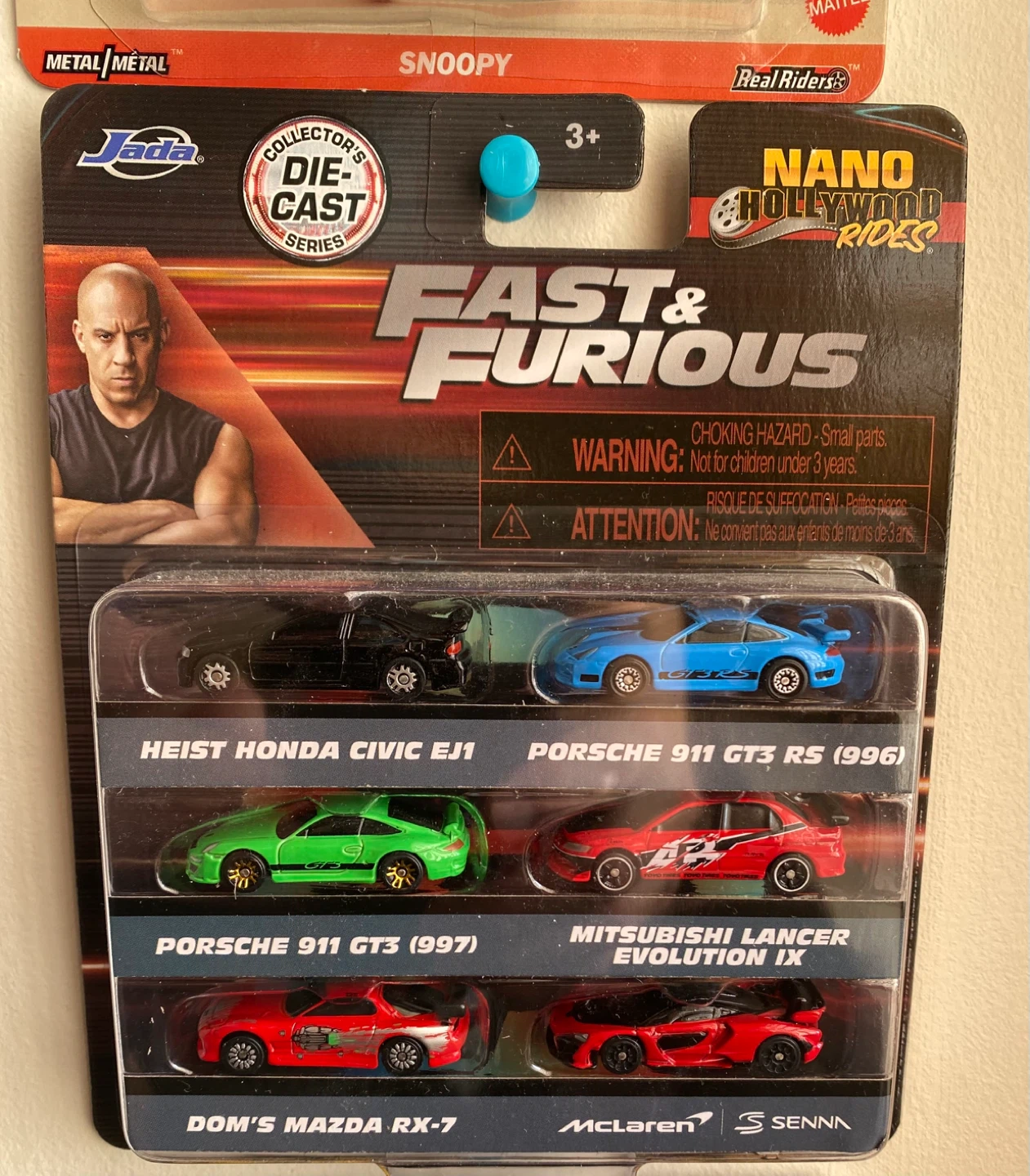Jada Toys Fast & Furious Nano Hollywood Rides