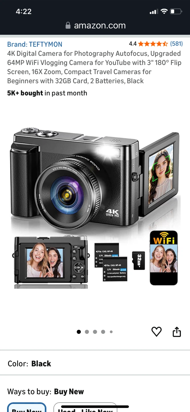 Big sales! - Digital Camera - 4K Ultra HD