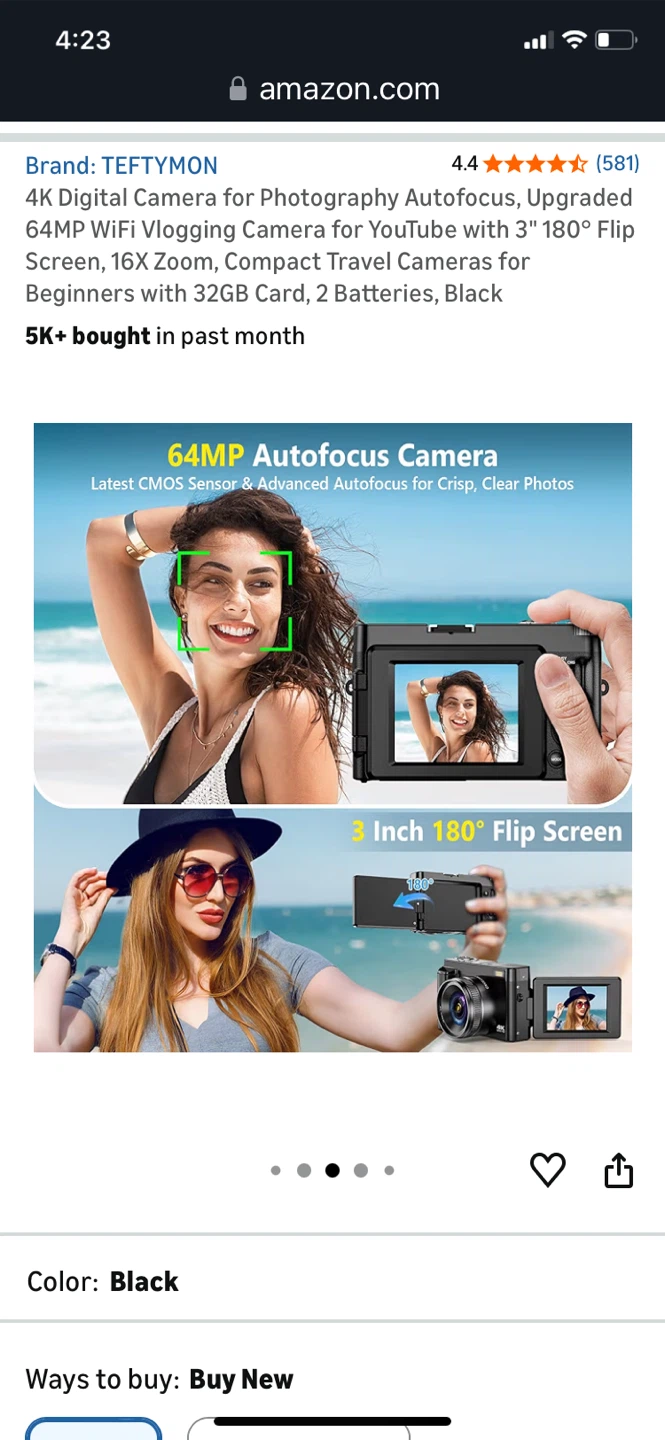 Big sales! - Digital Camera - 4K Ultra HD - photo 3