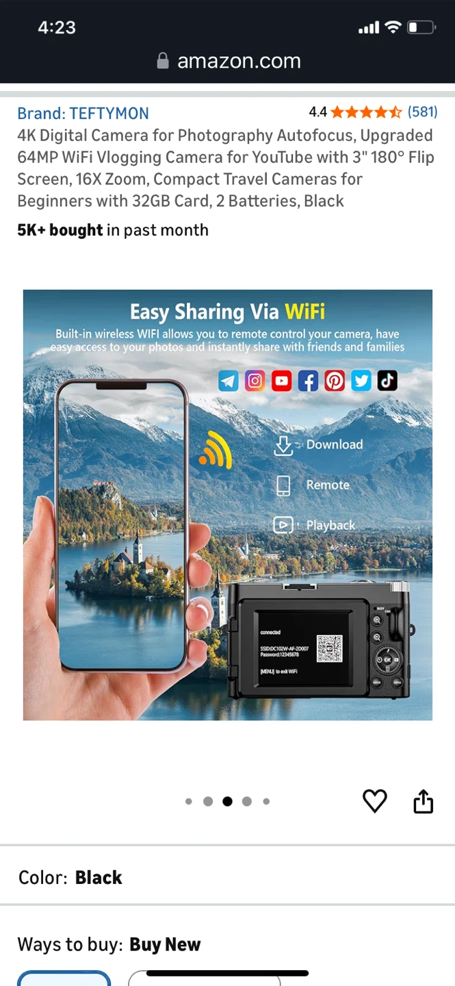 Big sales! - Digital Camera - 4K Ultra HD - photo 5