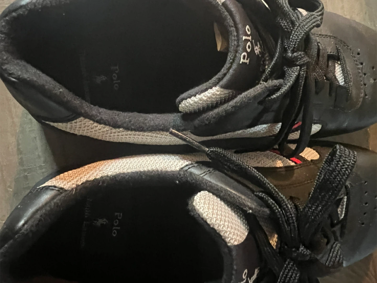 Polo Ralph Lauren Black Sneakers 9.5 [Used] - photo 3