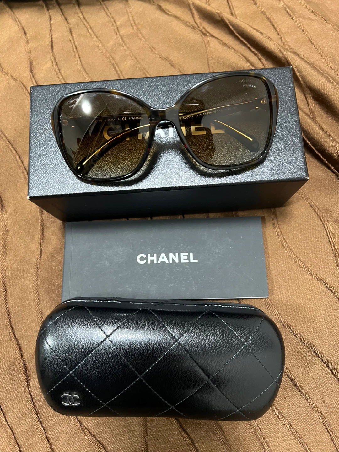 Chanel 5205-A c.714/S9 Polarized Sunglasses