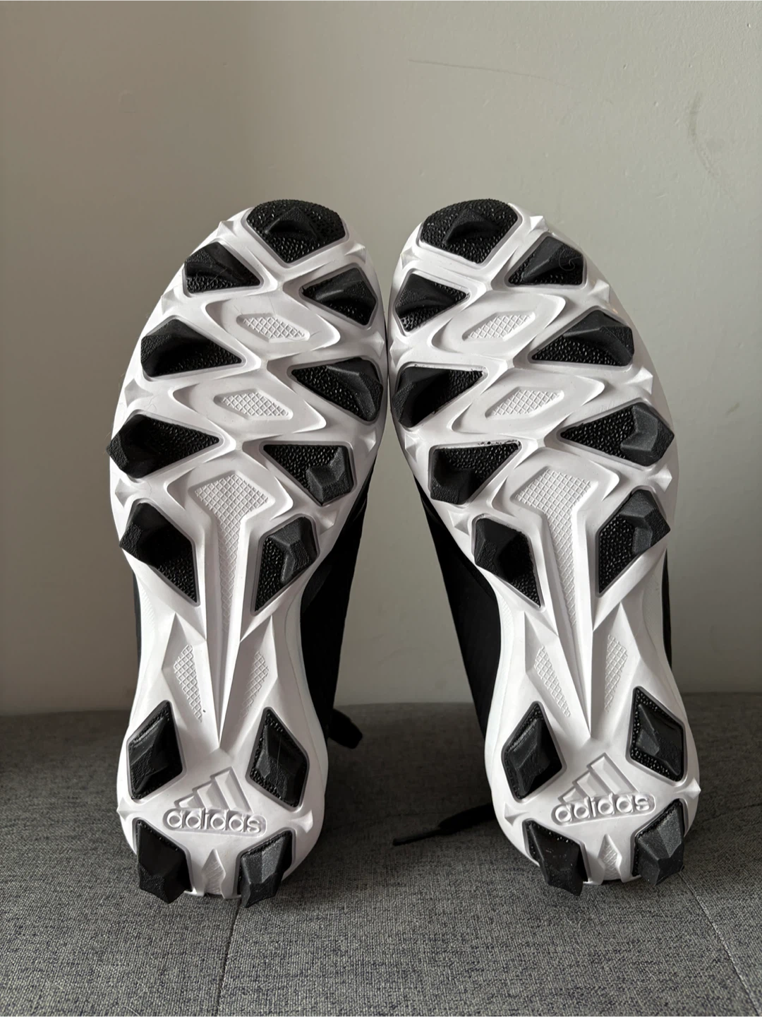 Brand New Adidas Black Cleats - Boys Size 6 - photo 3
