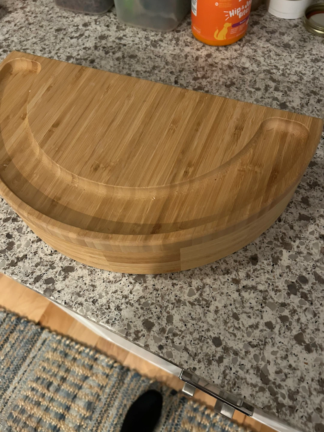 Bamboo Cheese Board with Bowls & Knife Set - photo 3