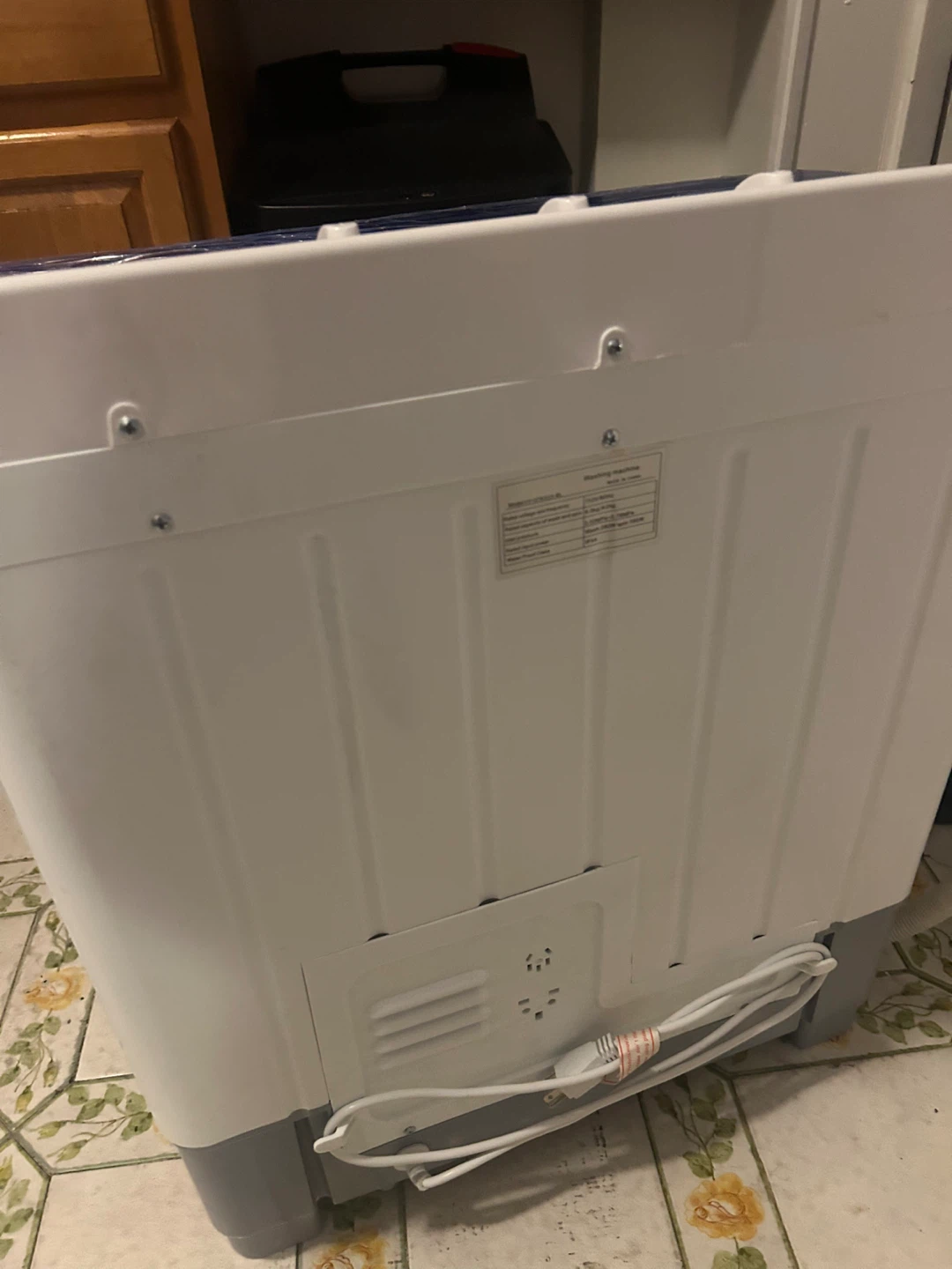 Portable Washing Machine - Blue & White - photo 5
