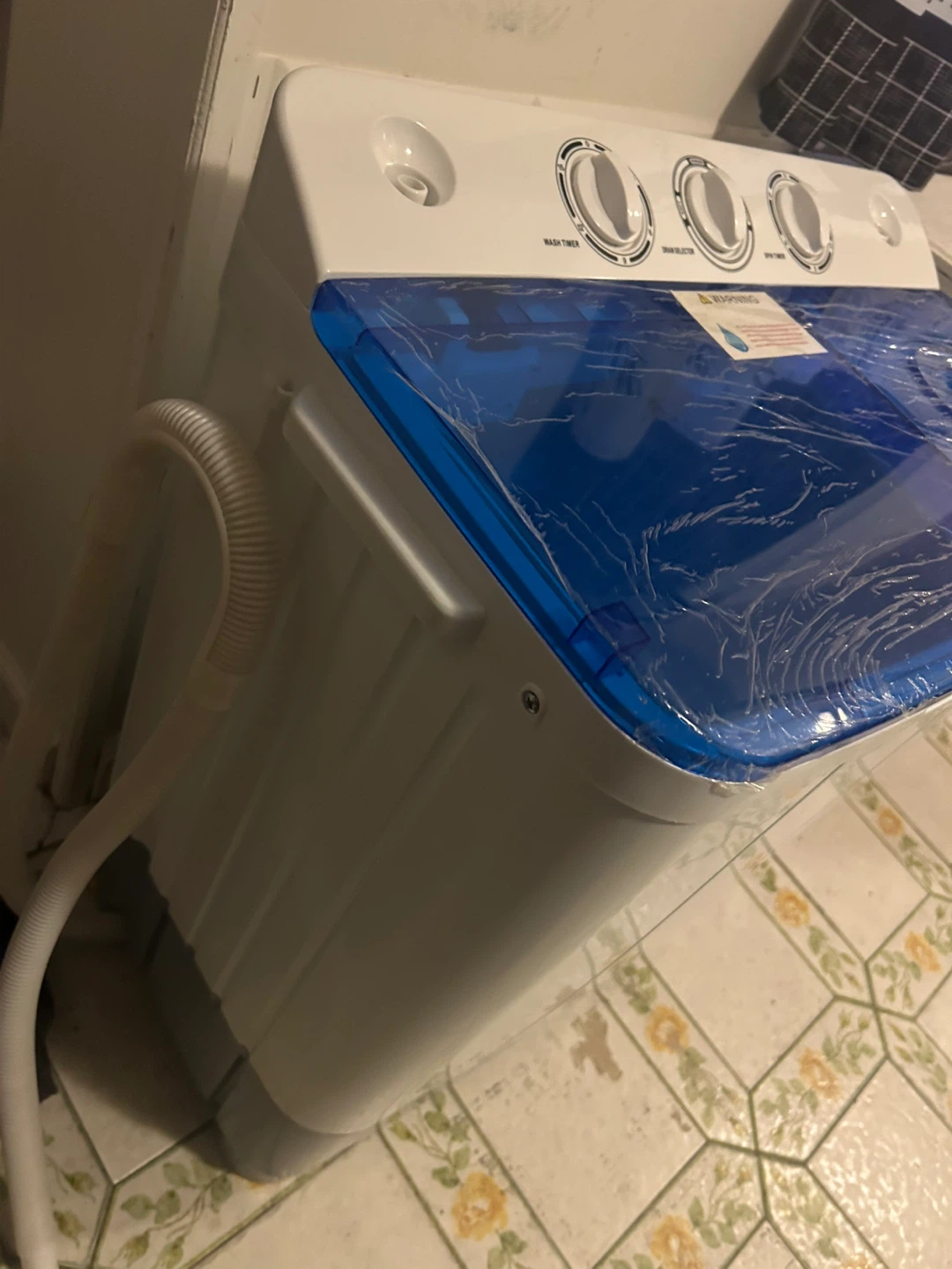 Portable Washing Machine - Blue & White - photo 4