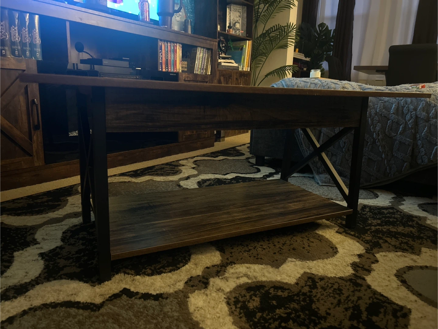Wood Coffee Table with Lower Shelf - photo 3