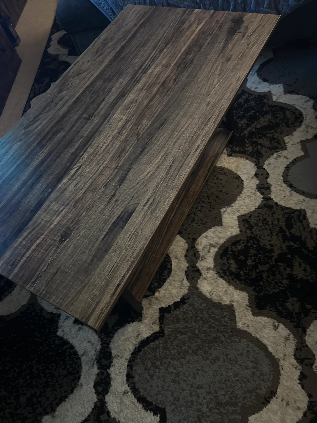 Wood Coffee Table with Lower Shelf - photo 2