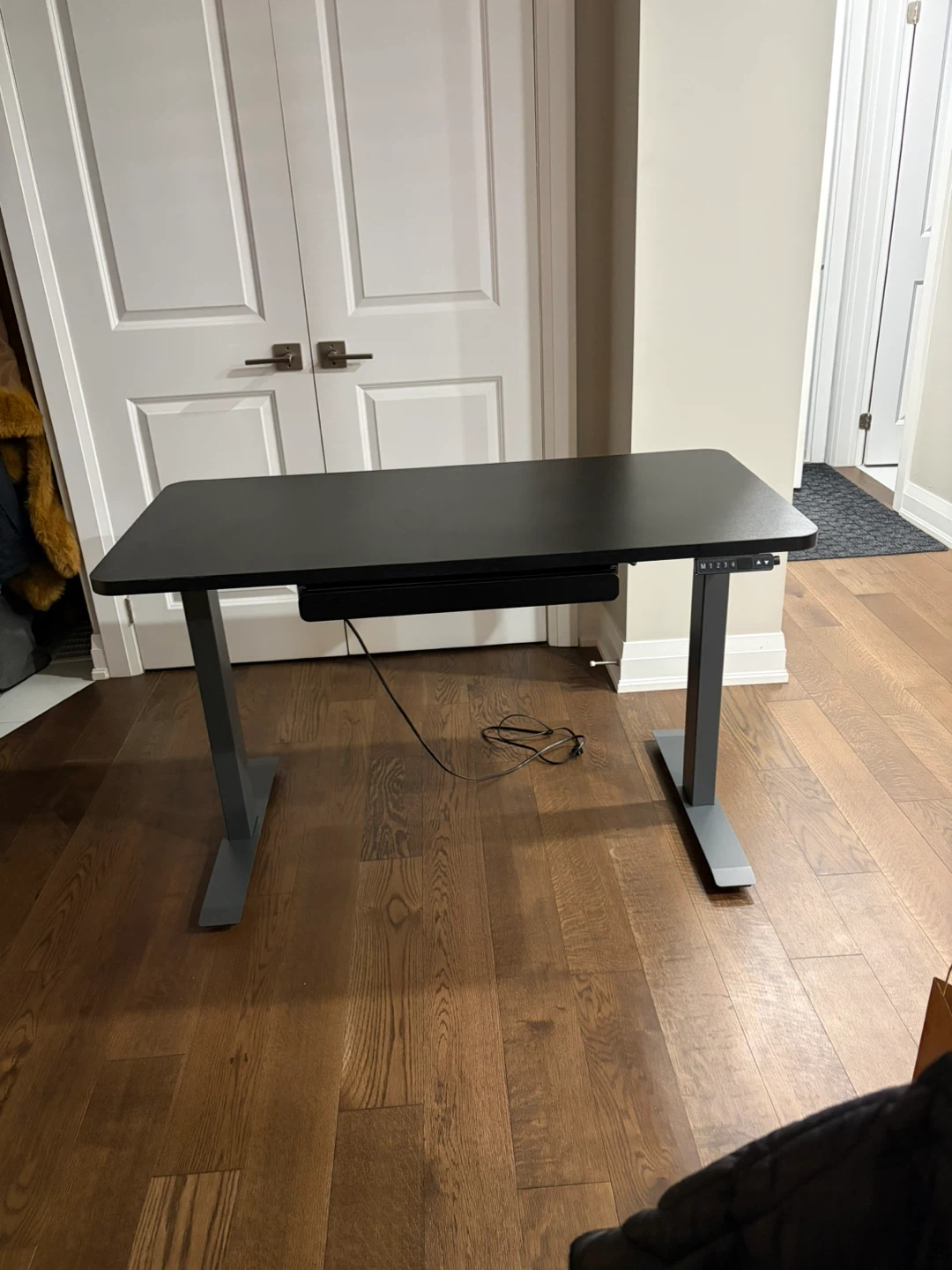 Black Adjustable Standing Desk (48”x24”) - photo 4