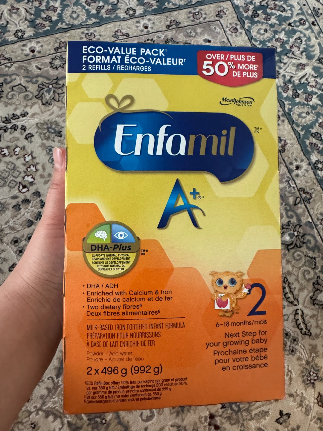 Enfamil A+ Infant Formula Eco-Value Pack, 6-18 Months