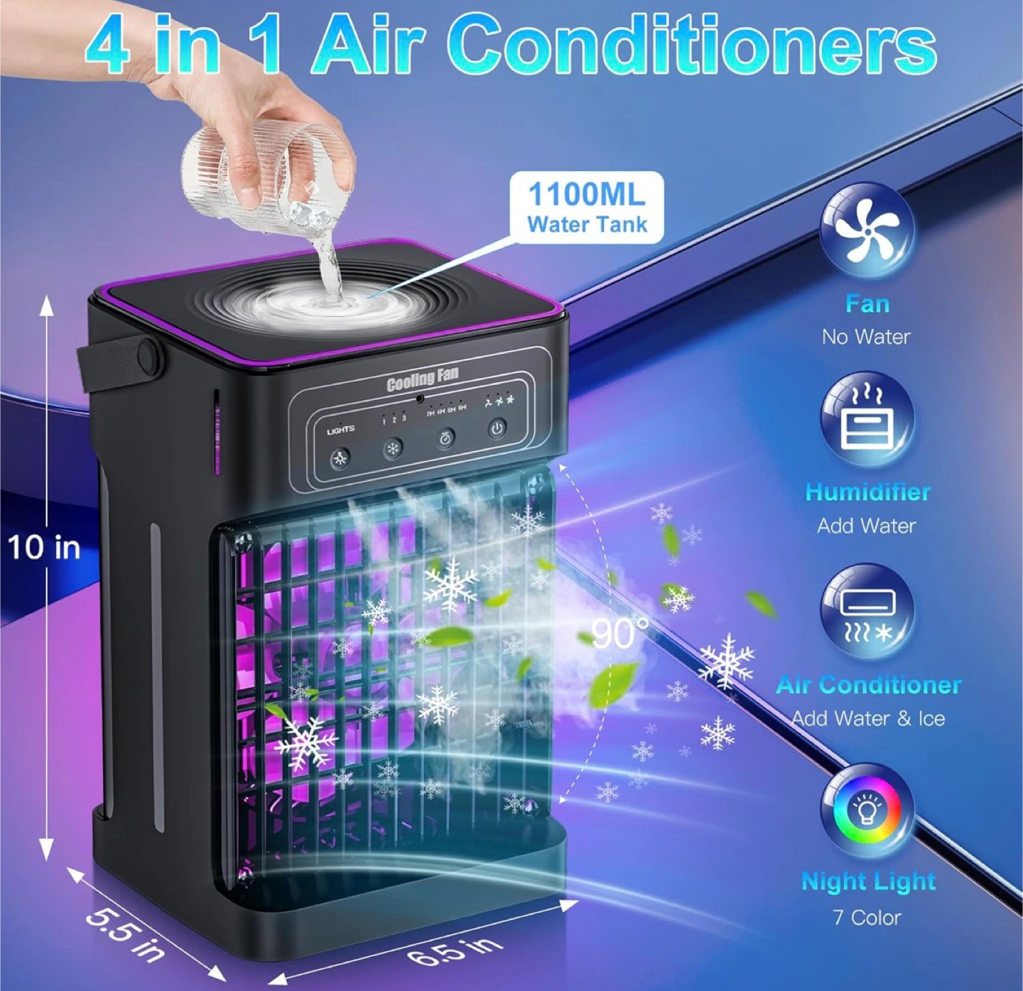 Portable 4-in-1 Cooler AC - photo 2