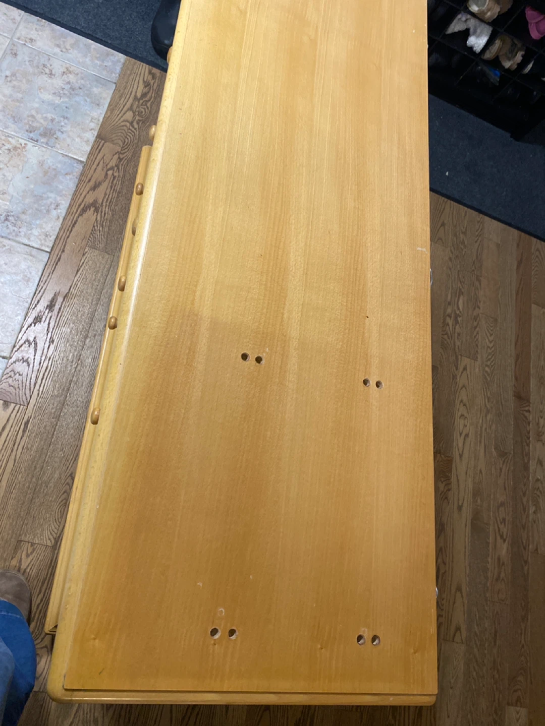 Wooden Dresser with Drawers and Cabinet - photo 4