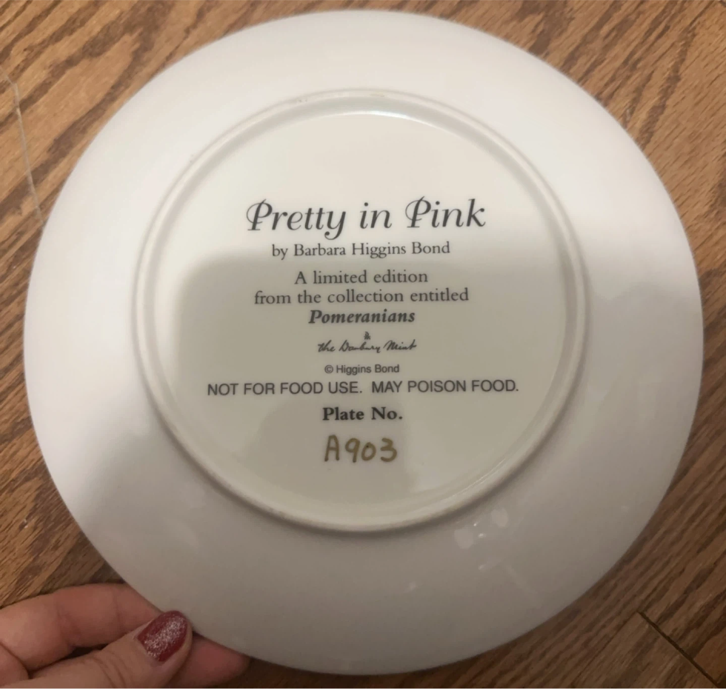 Pretty in Pink Pomeranians Plate - photo 2