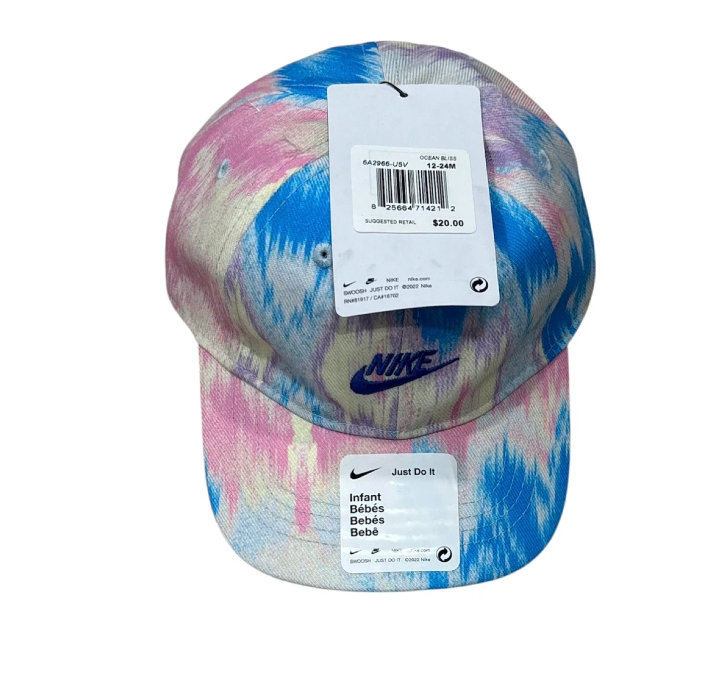 Nike Infant Tie-Dye Hat, 12-24M - photo 2