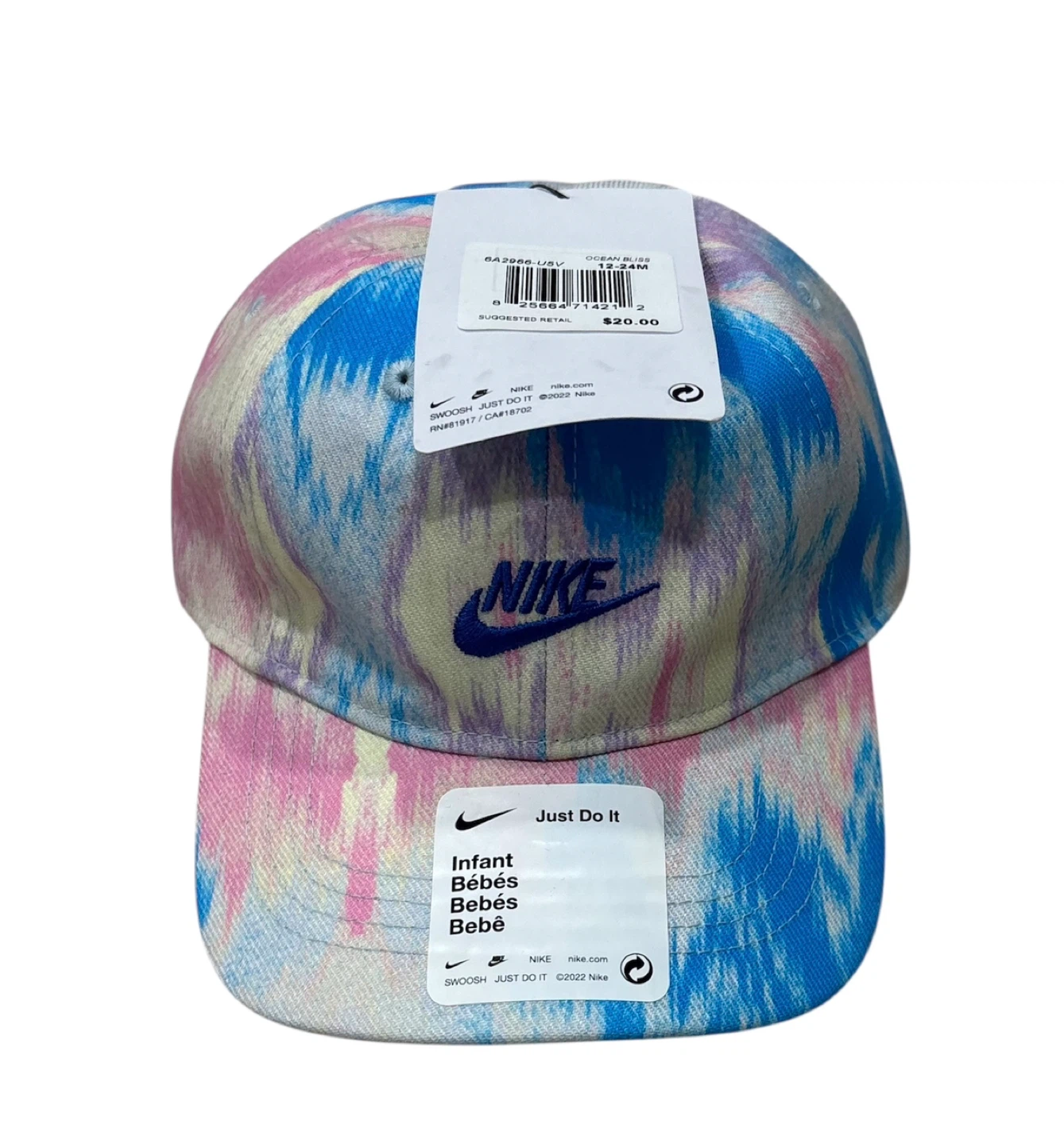 Nike Infant Tie-Dye Hat, 12-24M