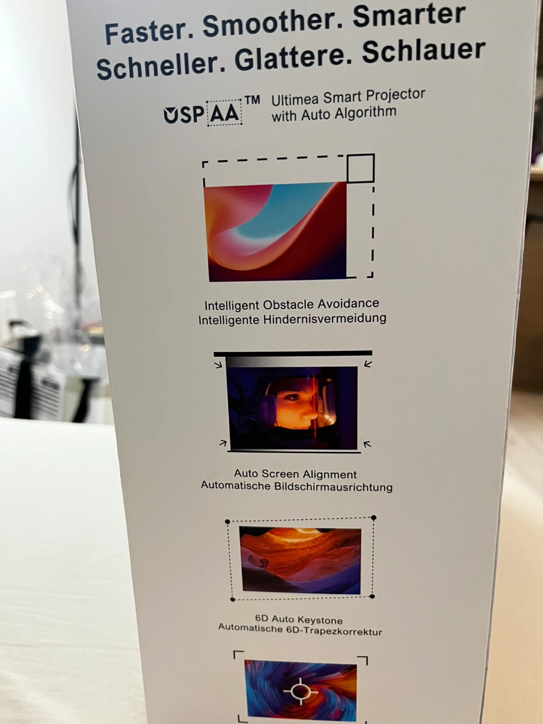 Ultimea Apollo P40 Smart Projector - New in Box! - photo 2