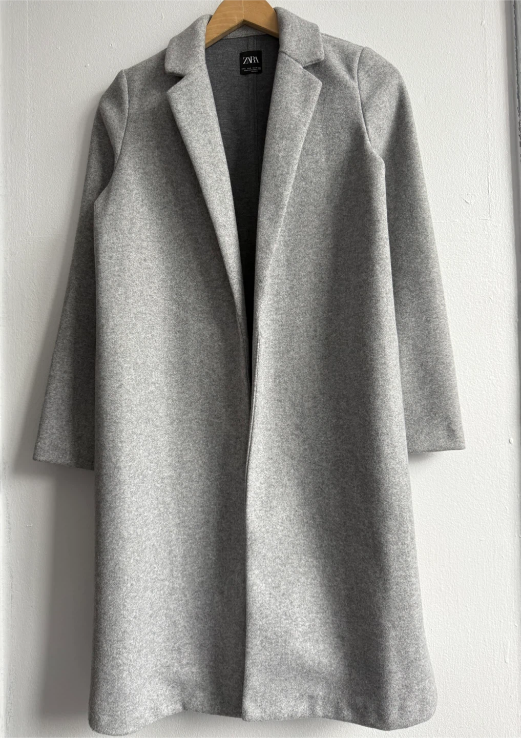 Zara Grey Coat - Size Small