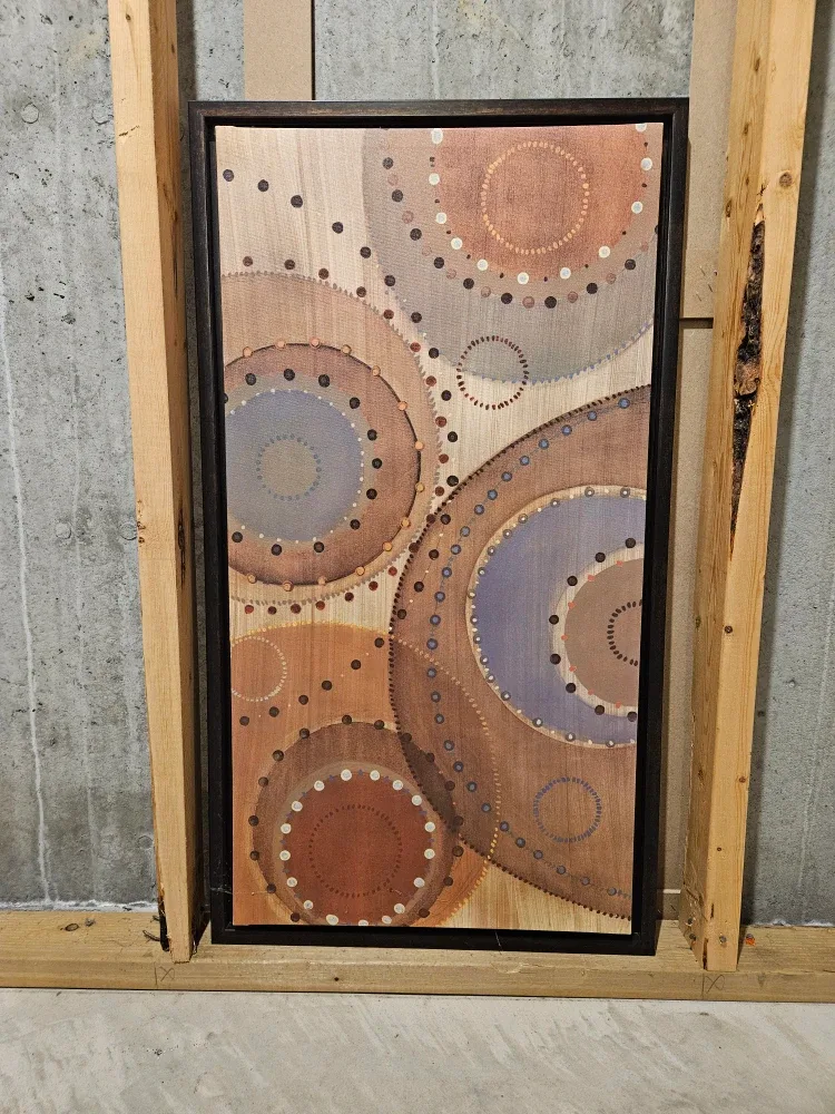 Framed Wall Art - Circular Design
