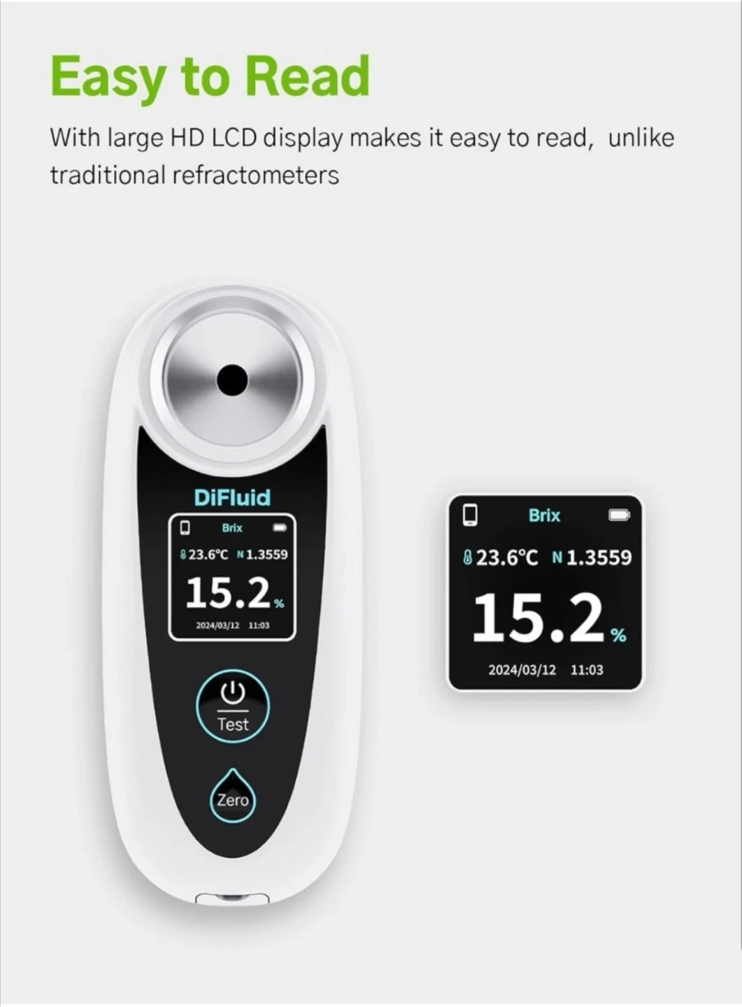 DiFluid Intelligent Digital Display Refractometer