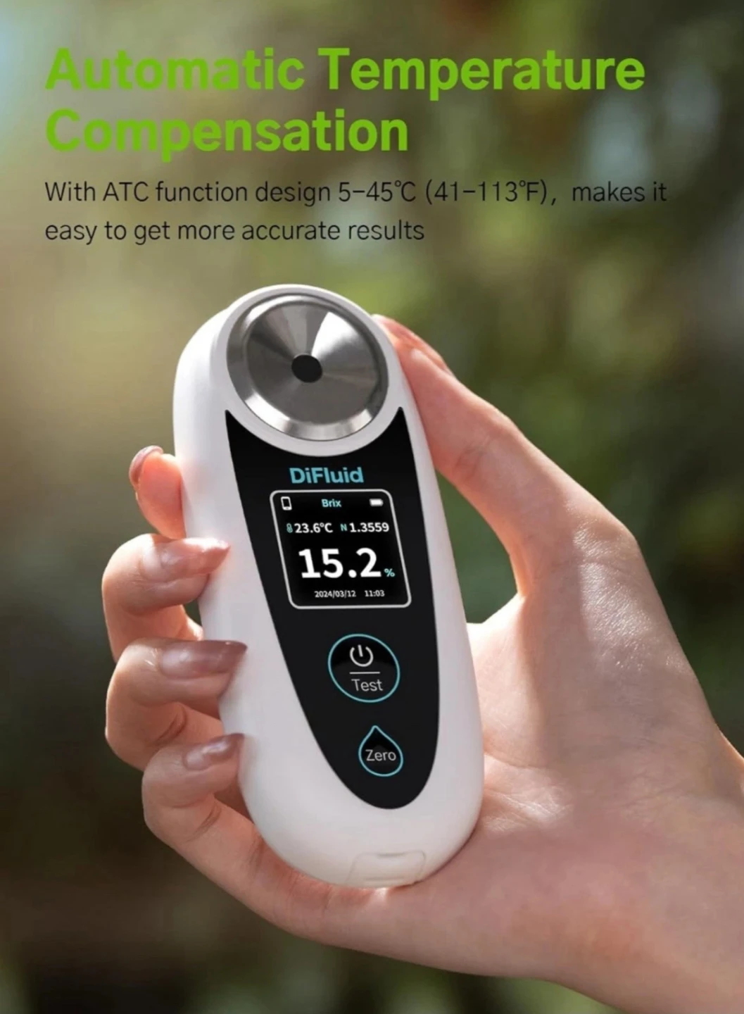 DiFluid Intelligent Digital Display Refractometer - photo 5