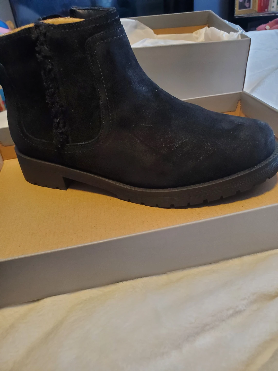 Vionic Aslynn Black Bootie - Size 8.5 Wide Width - photo 5
