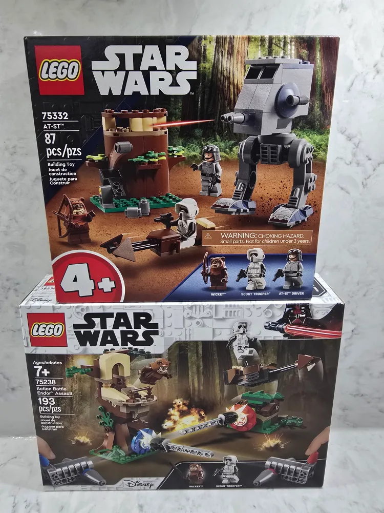LEGO Star Wars 75332 AT-ST & 75238 Endor Assault