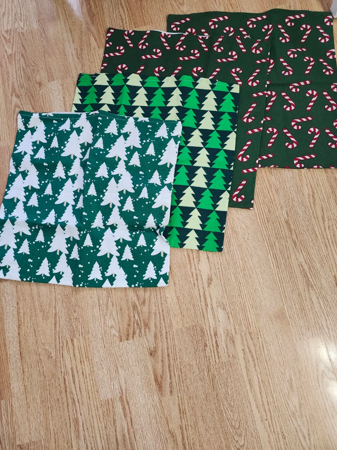 Christmas Print Pillow Covers (Set of 4)