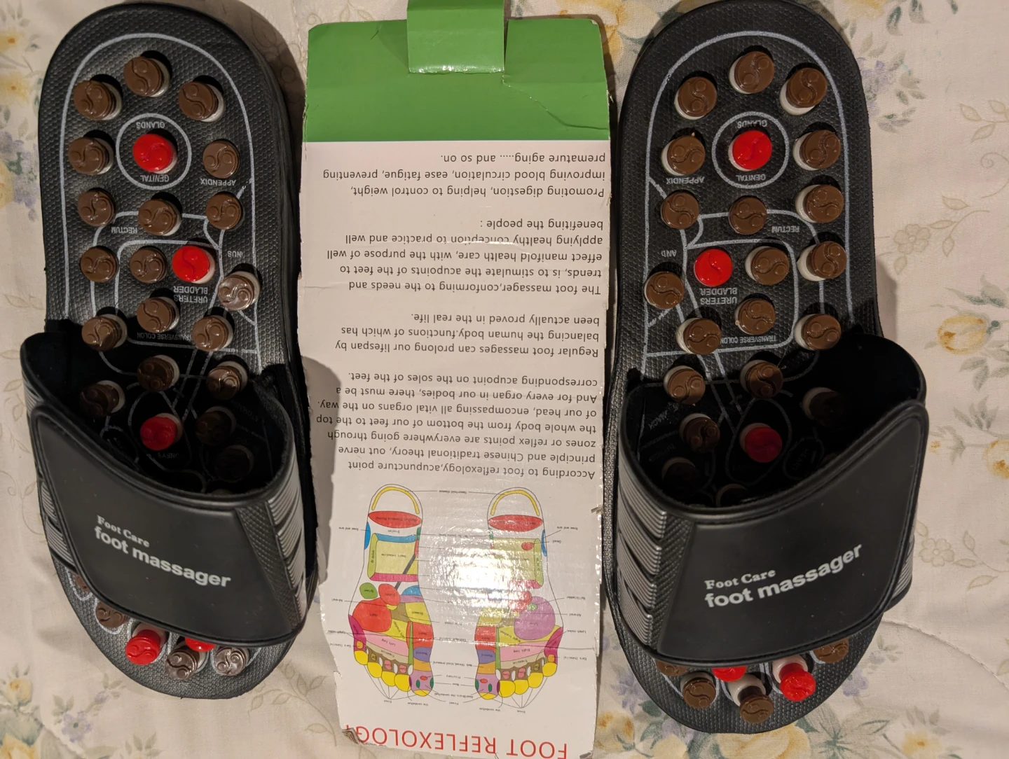 Size 10 Foot Care Foot Massager Reflexology Sandals