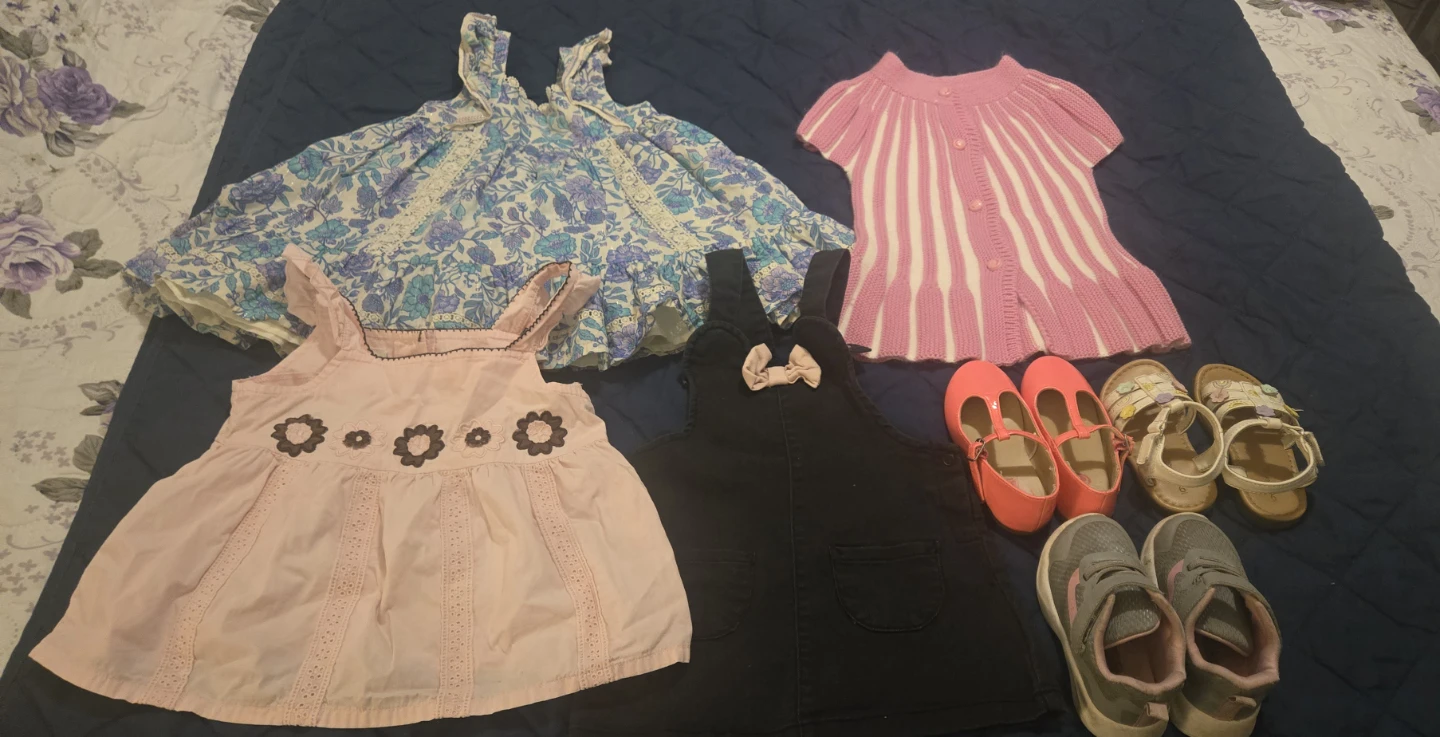 Girls' Dresses and Shoes Bundle