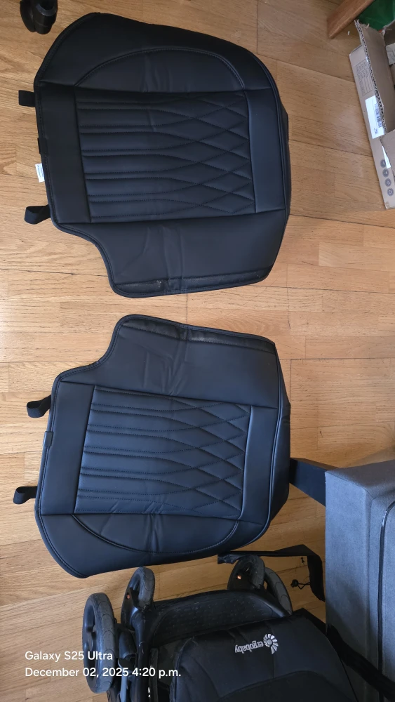 XINGSILUC Black Leather Car Seat Cover( centre cover missing) - photo 4