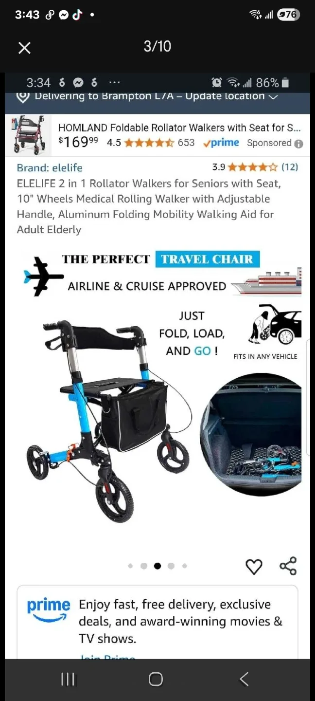 delux rollator walker brand new image indicator(4)