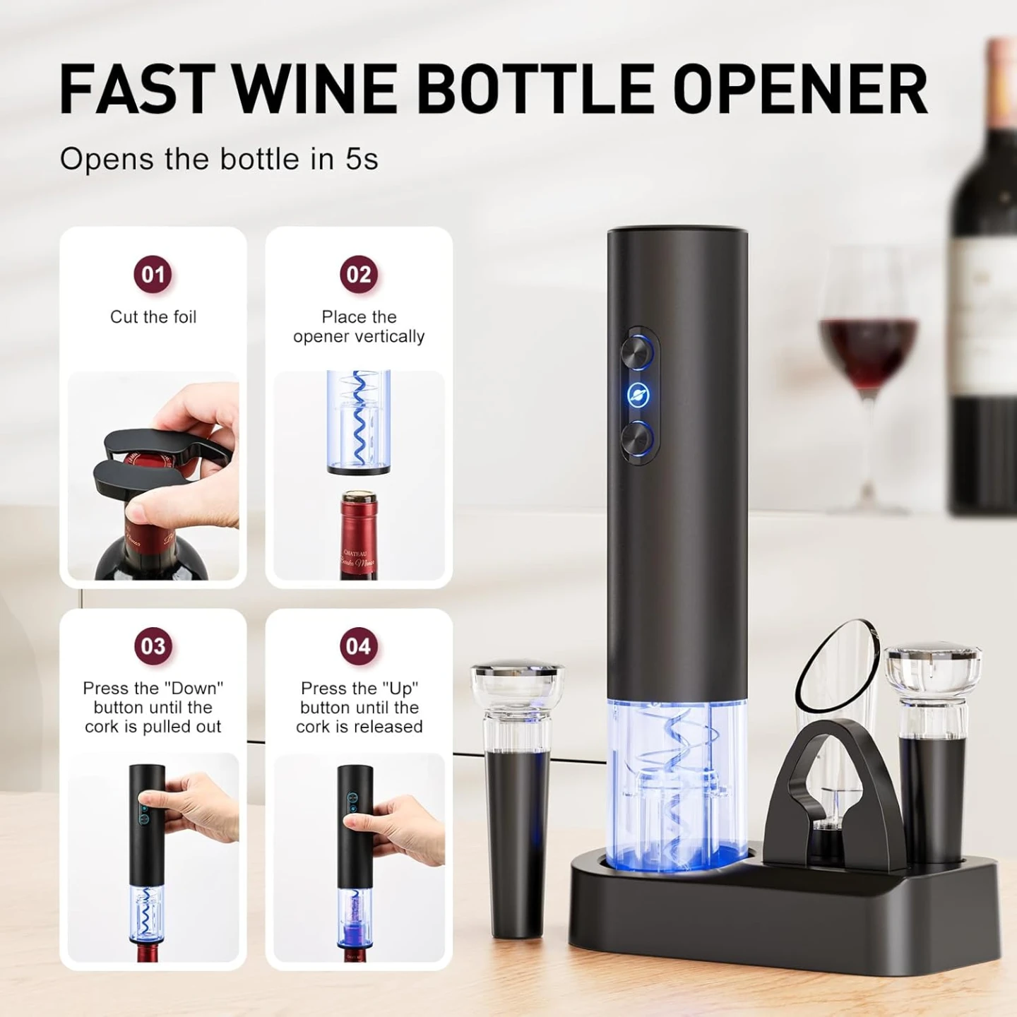 NEW Electric Wine Opener - photo 4