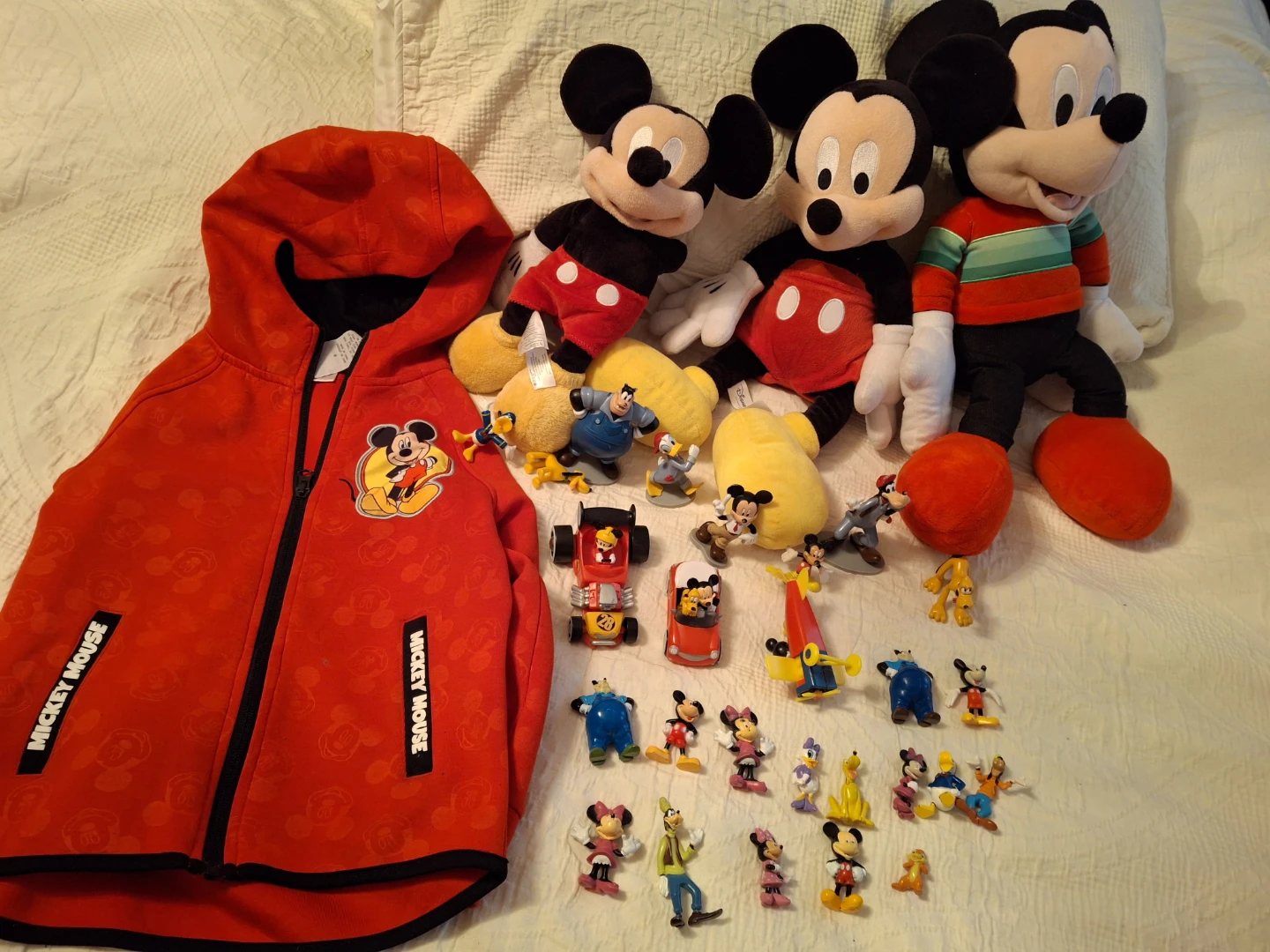 Mickey Mouse Plush Toys & Hoodie Bundle
