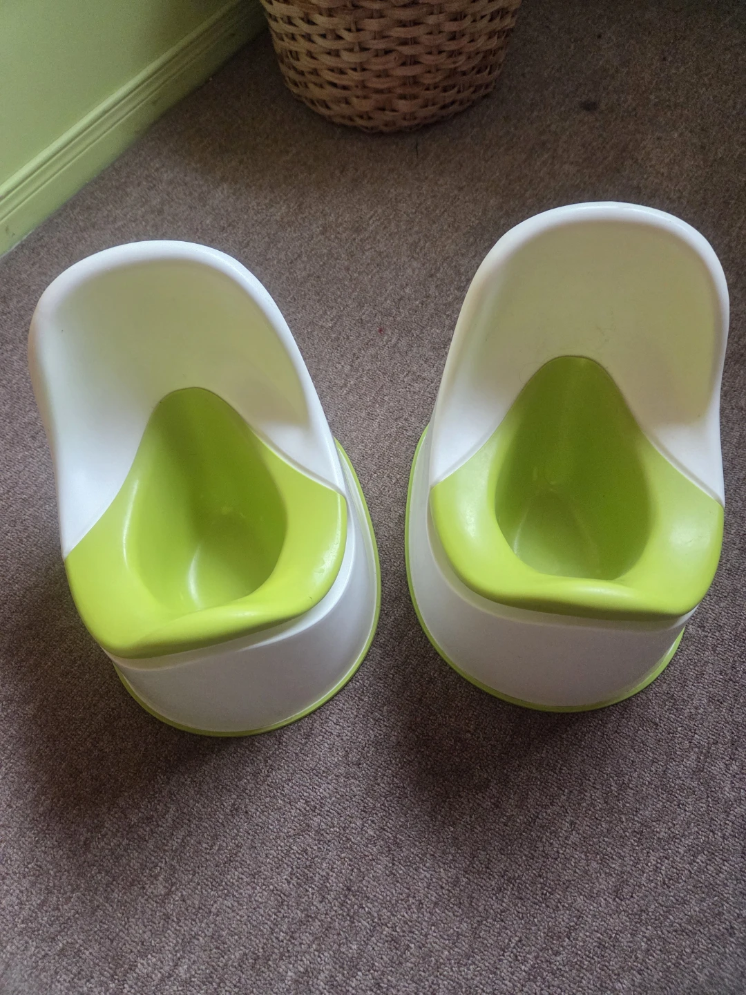 🥕 Green & White IKEA Potty