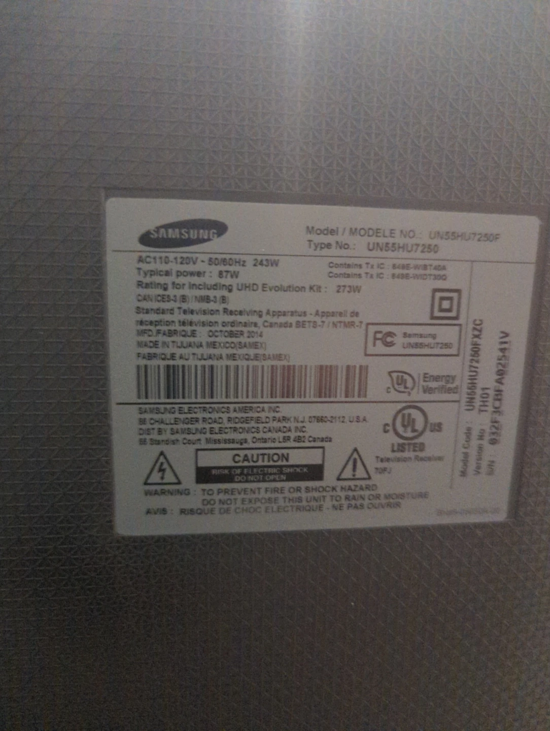 Samsung UN55HU7250F 55" Curved Smart TV - photo 2